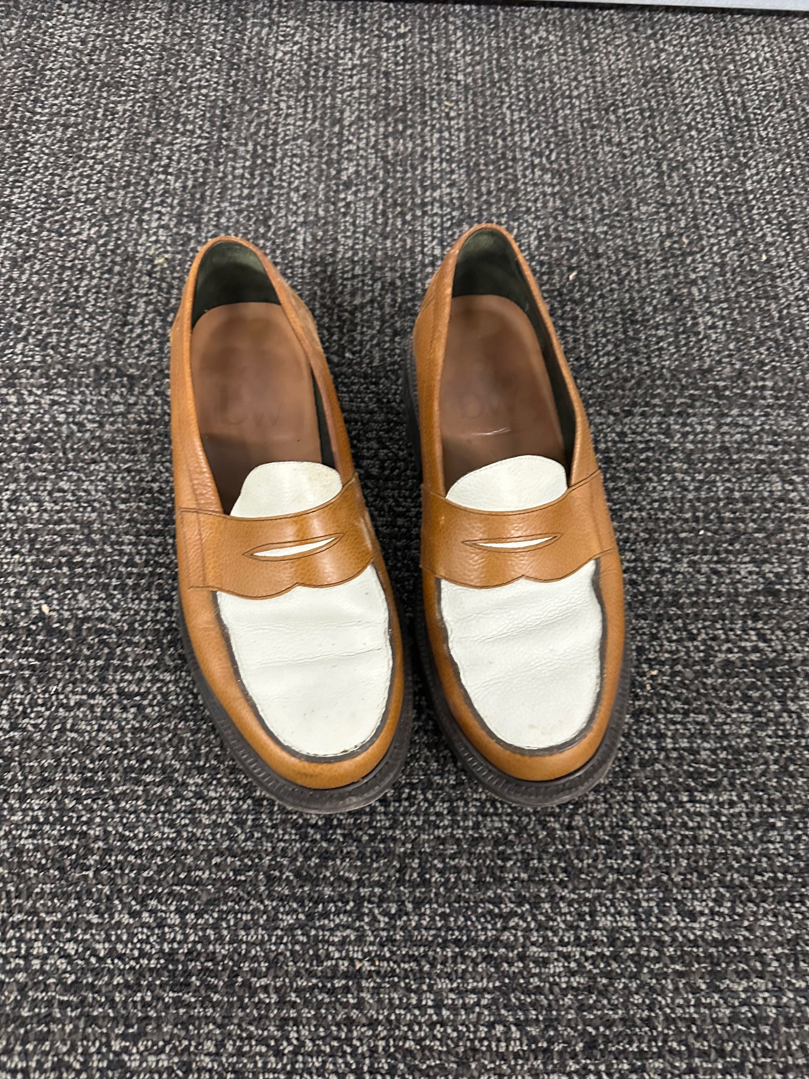 Blackstock & Weber Blackstock & Weber Ellis Penny Loafer - Acorn / White Size US 9 / EU 42 - 2 Thumbnail