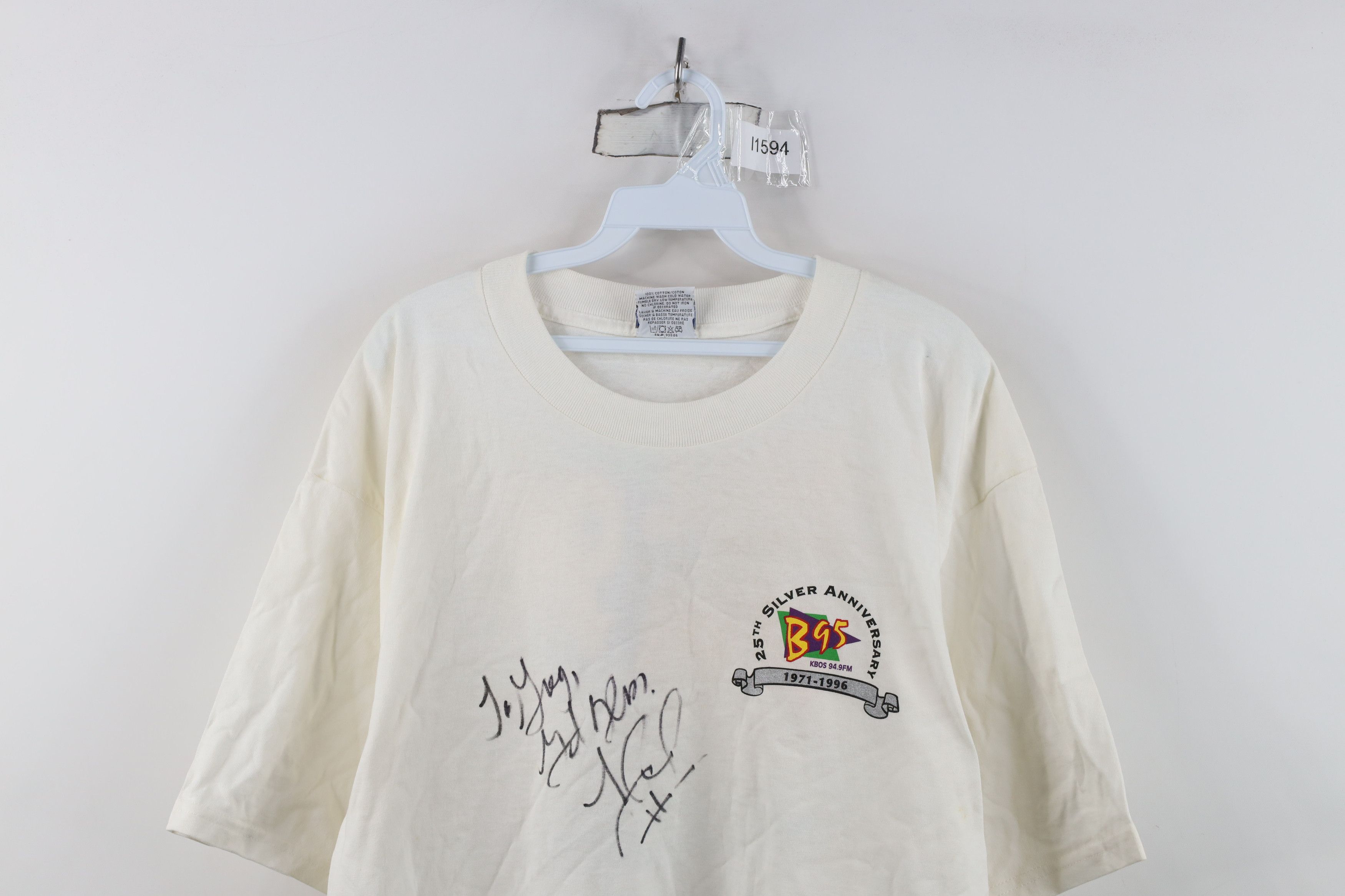 Vintage Vintage 90s Sweat B95 94.9 Hip Hop Fall Jam 96 T-Shirt USA Size US XL / EU 56 / 4 - 2 Thumbnail