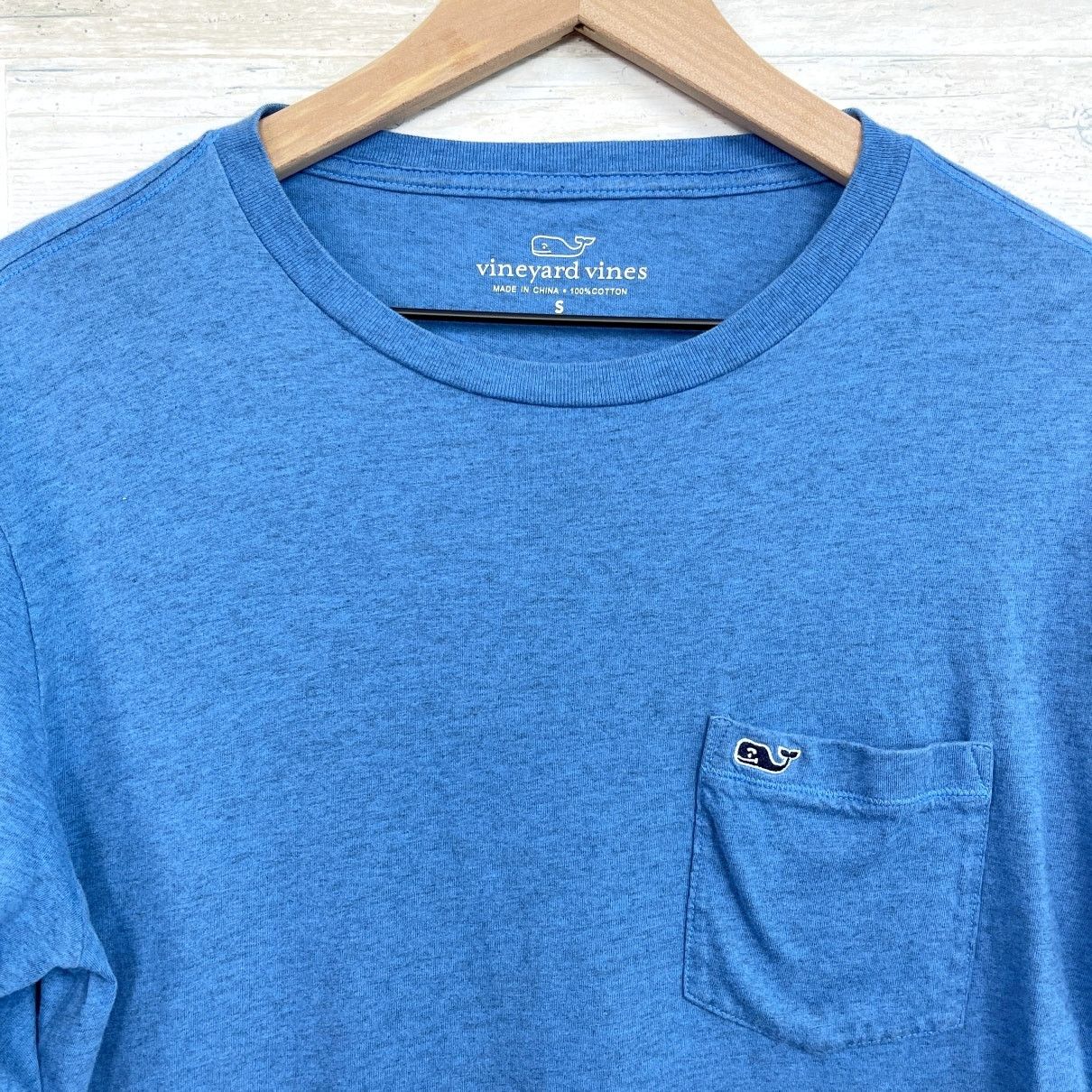 Vineyard Vines Vineyard Vines Long-Sleeve Heathered T-Shirt Blue Mens S Size US S / EU 44-46 / 1 - 2 Thumbnail