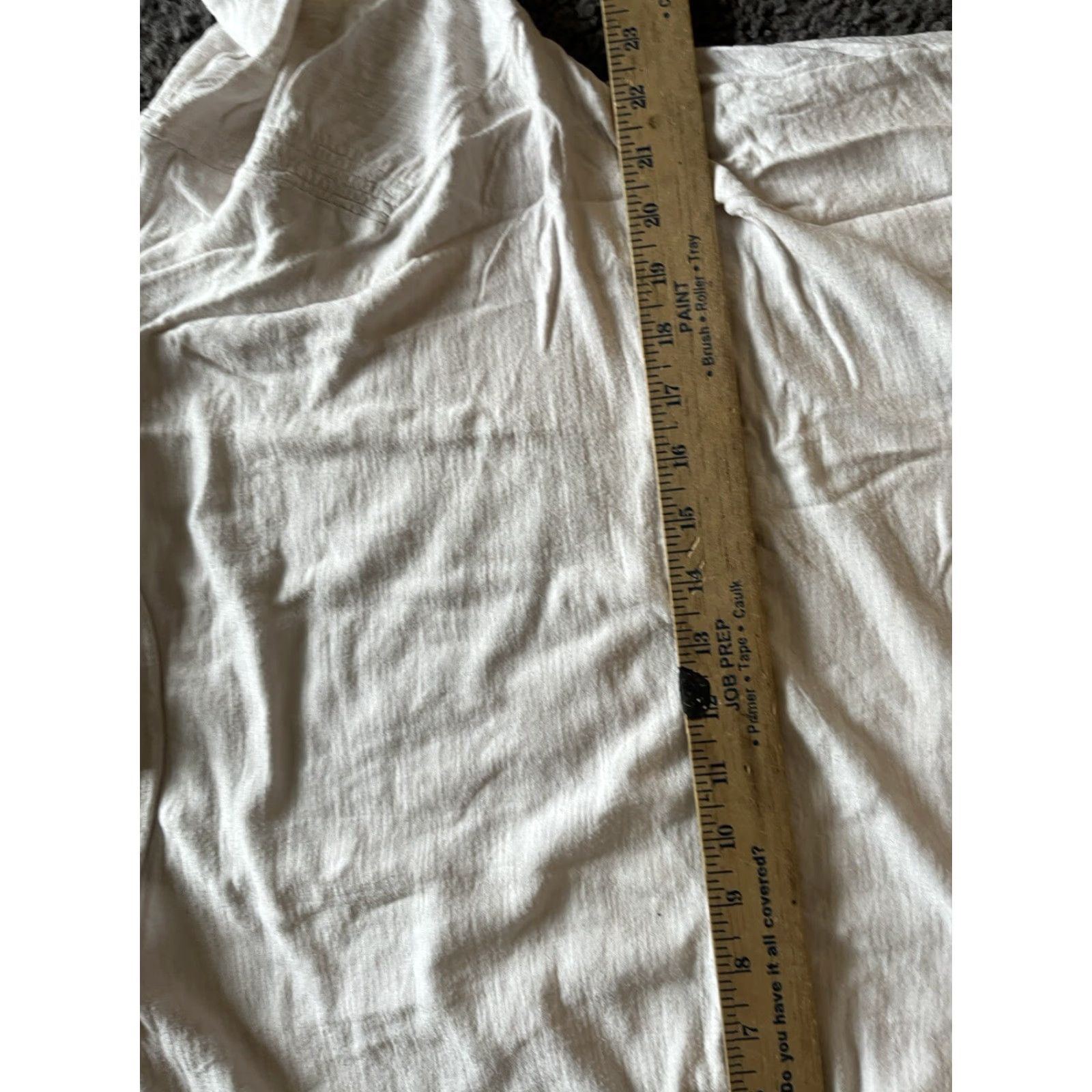 Loft VINTAGE LOFT Womens Sweater Pullover Knit Crew Neck Long-Sleeve Casual Winter XL White Cotton Blend Size XL / US 12-14 / IT 48-50 - 5 Thumbnail