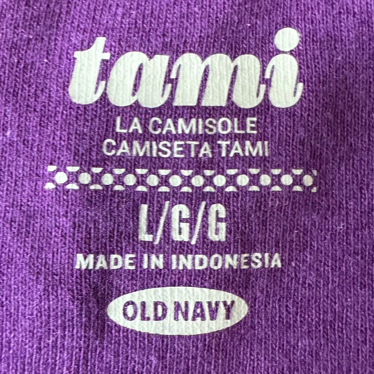 Old Navy Plum & Neon, Tami Cami, Custom Tank Top Size L / US 10 / IT 46 - 8 Thumbnail