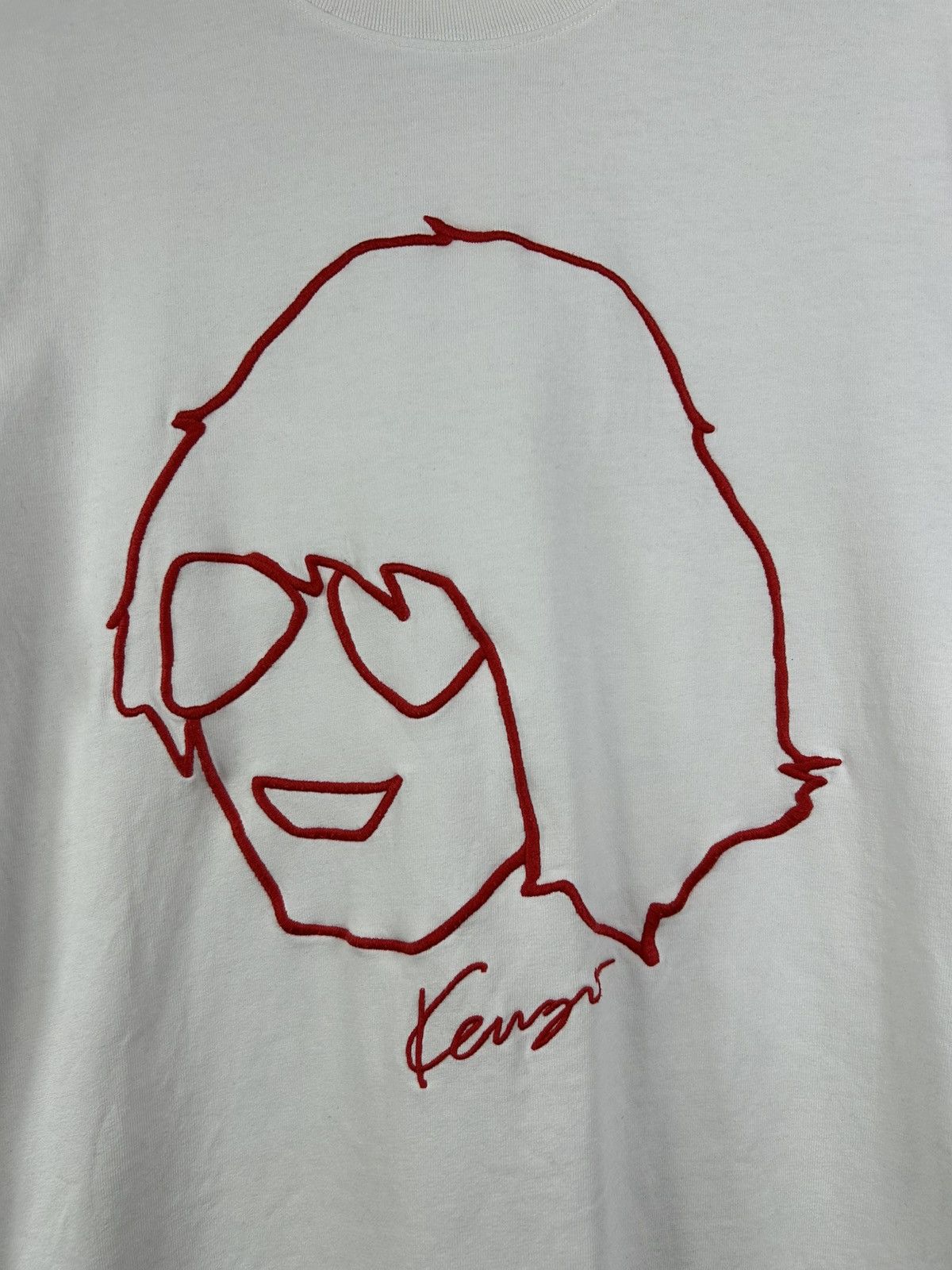 Kenzo KENZO Hommage Big Logo White T-Shirt Size XS Size US XS / EU 42 / 0 - 4 Thumbnail