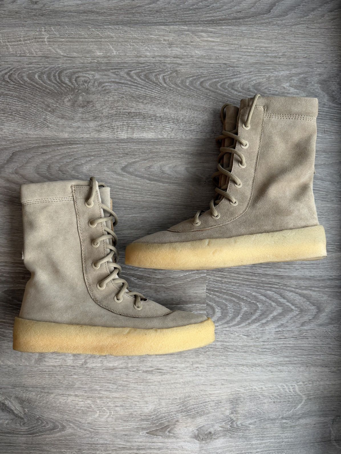 Yeezy Yeezy Season 2 Military Crepe Boots Taupe Size 40 Size US 7.5 / EU 40-41 - 6 Thumbnail