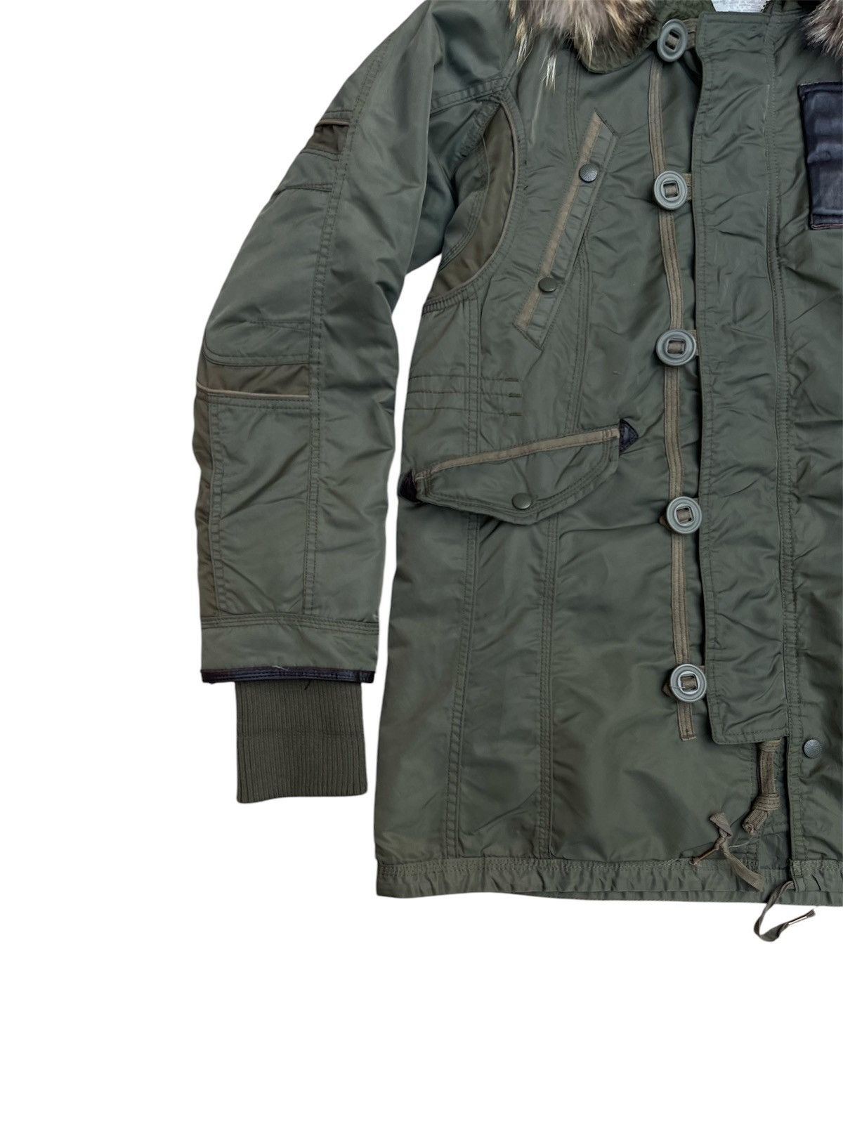 GOA G.O.A Military Parka Faux Fur Hood Heavy Duty Zipper Size US M / EU 48-50 / 2 - 8 Thumbnail