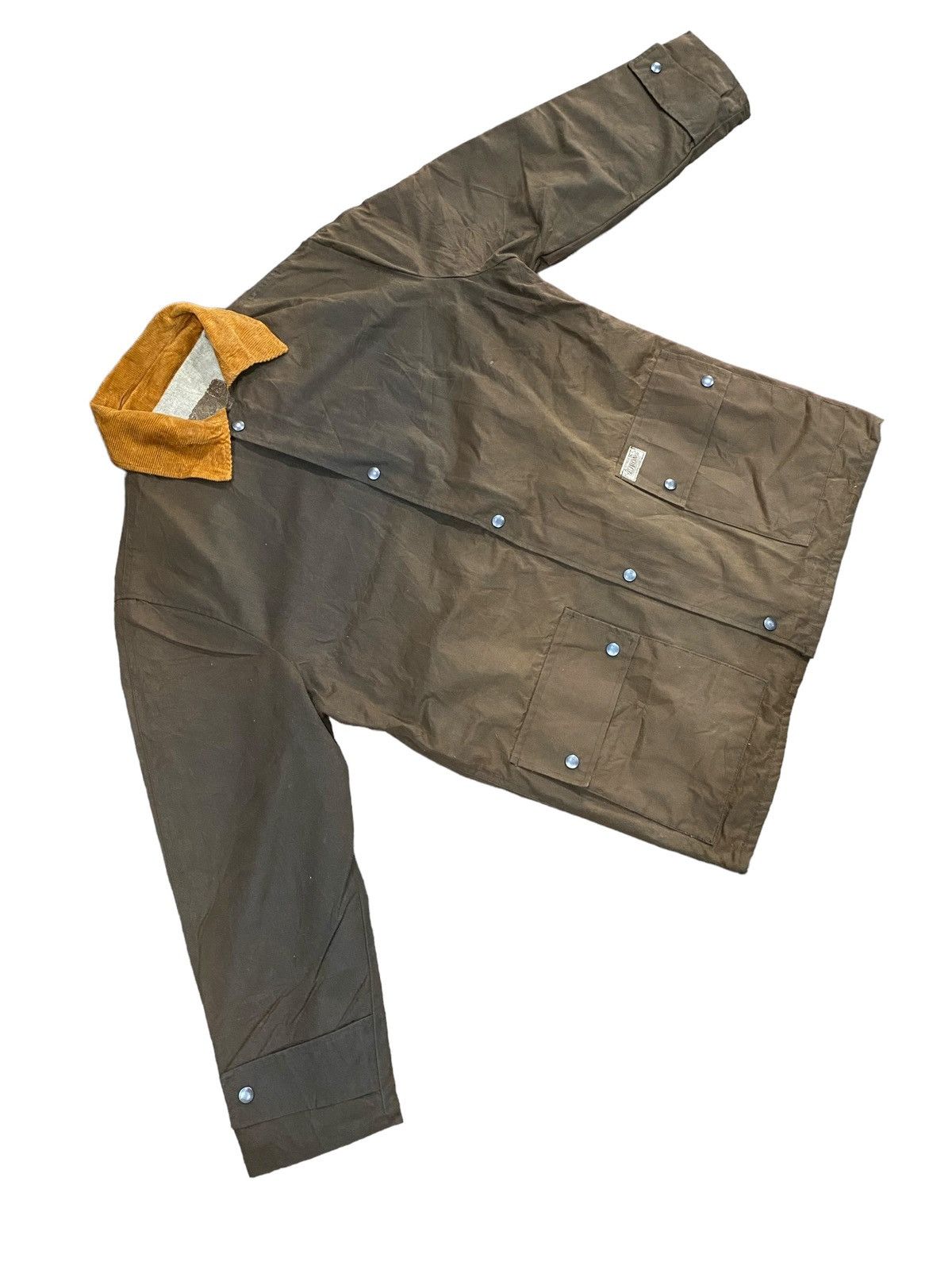Vintage Rare EUROA Waxed Jacket Zipper Size US M / EU 48-50 / 2 - 4 Thumbnail