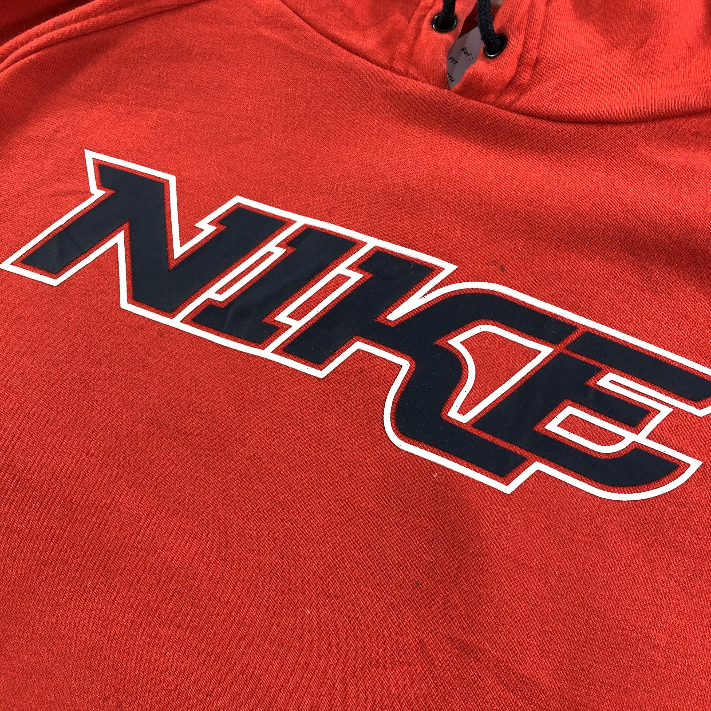 Nike Vintage Nike Red Hoodie Sweater F314 Size US XL / EU 56 / 4 - 3 Thumbnail