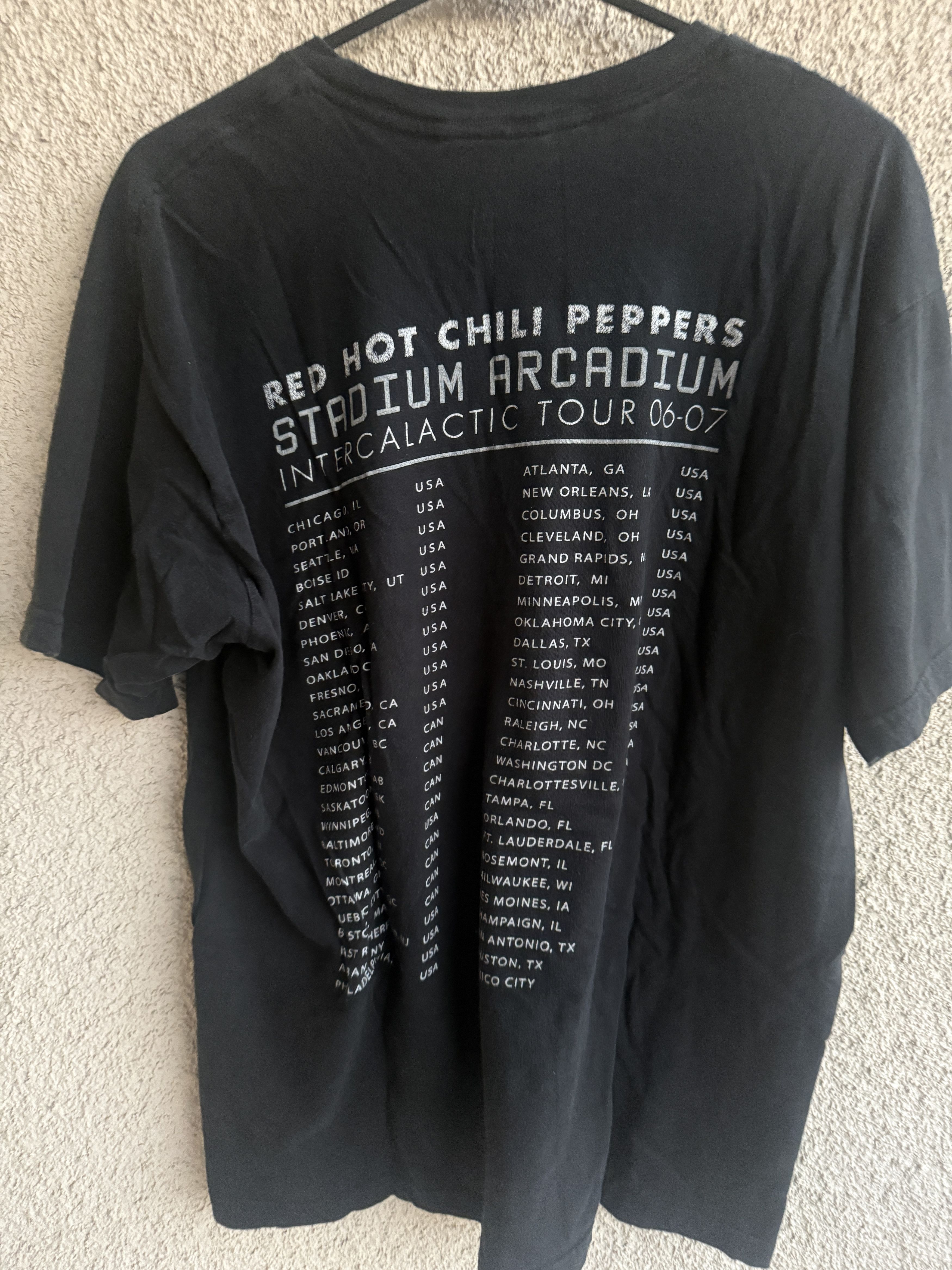 Other 2006 RHCP Stadium Arcadium Tour Tee (XL feels like L) Size US L / EU 52-54 / 3 - 2 Thumbnail