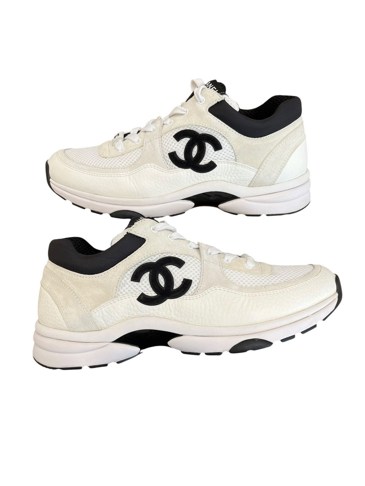 Chanel Chanel CC Logo Trainers Size US 11 / IT 41 - 2 Thumbnail