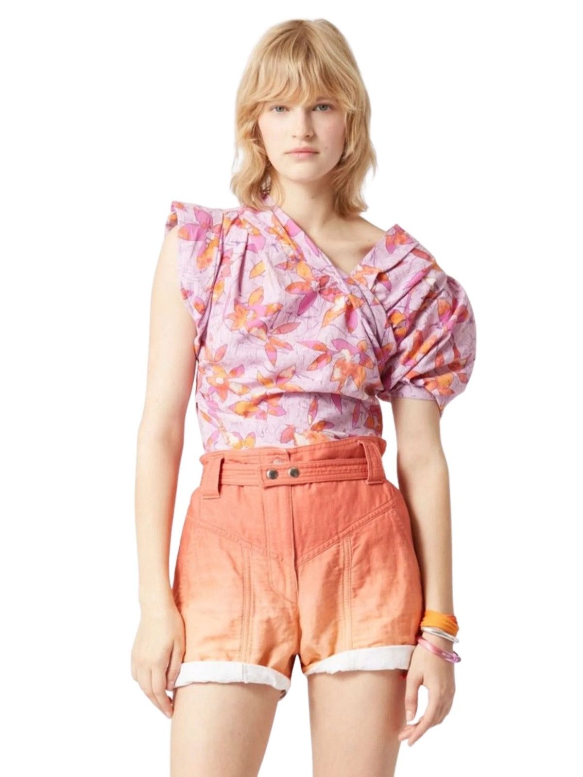 Isabel Marant Isabel Marant floral Madinea asymmetrical Blouse Size S / US 4 / IT 40 - 6 Thumbnail