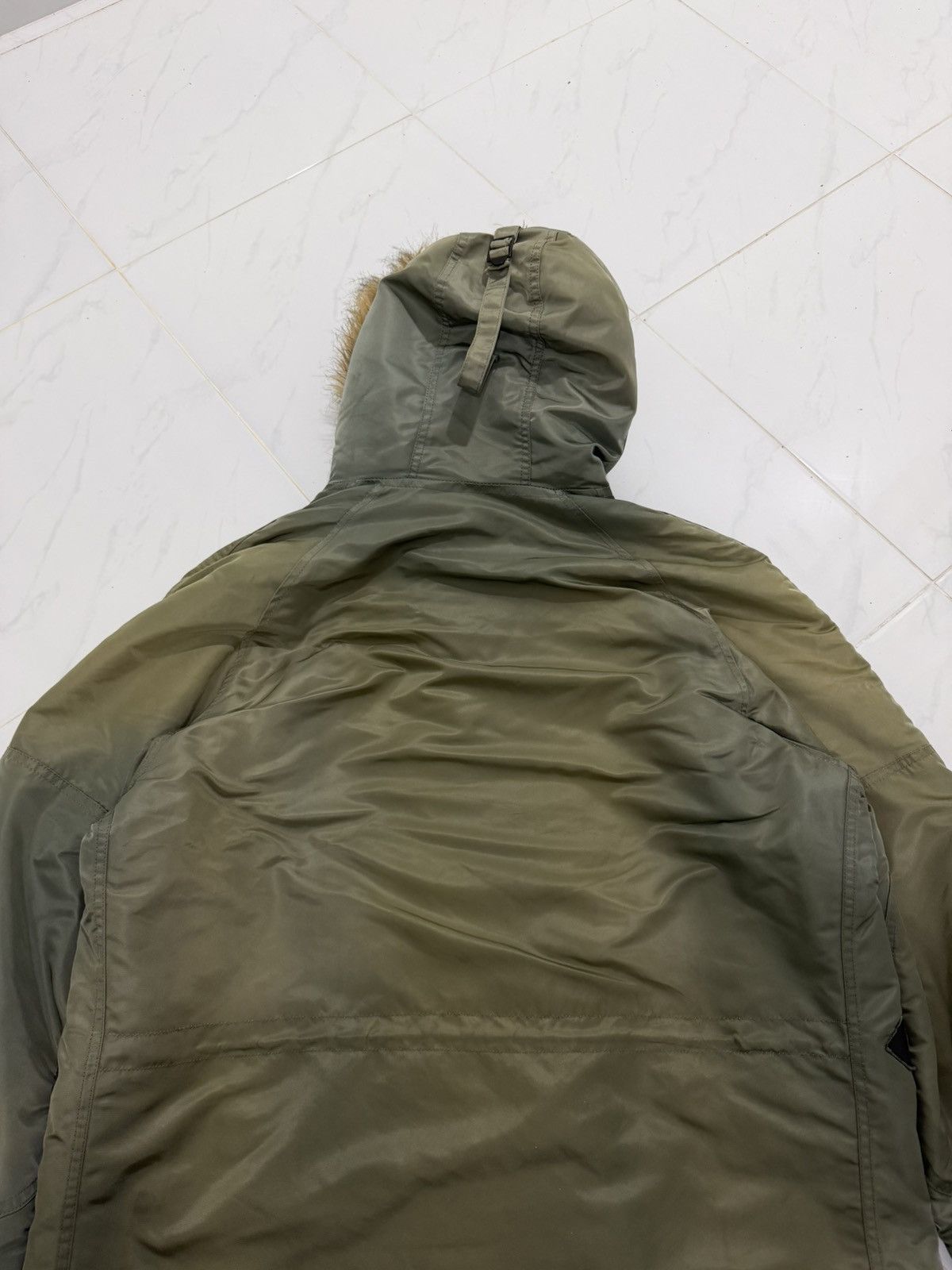 Alpha Industries Steal🔥 Vintage Sun Fade ALPHA INDUSTRIES Parka Bomber Jacket Size US M / EU 48-50 / 2 - 16 Thumbnail