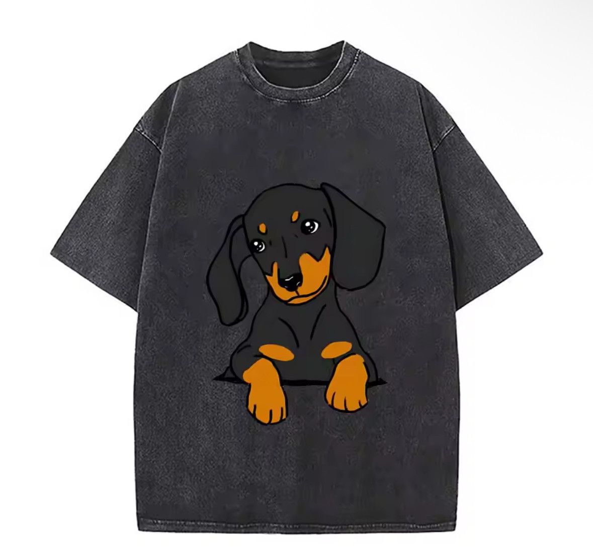 Japanese Brand High Street Graphic Anime Adorable Dog Washed T-Shirt Size US S / EU 44-46 / 1 - 1 Thumbnail