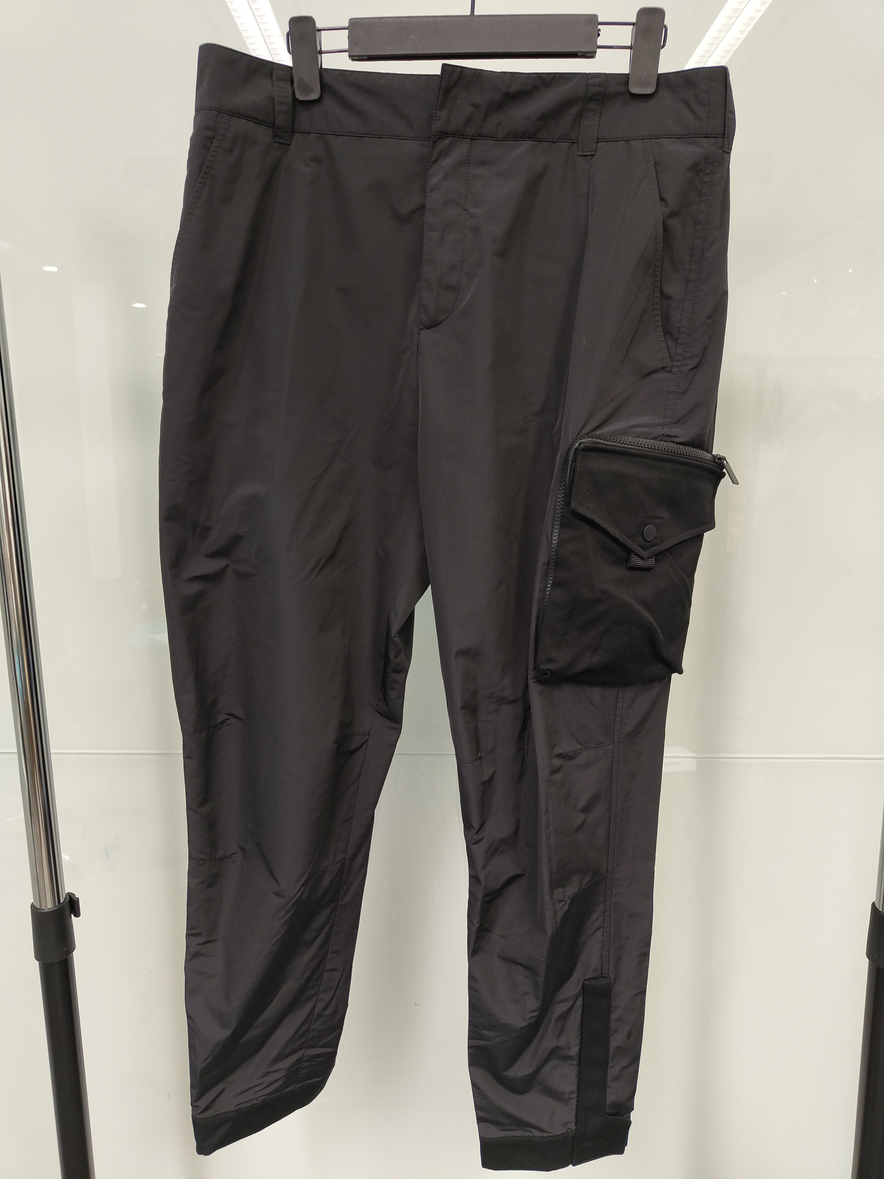 image of Dior Black Pants With Front Zipper Pocket, Men's (Size 34)