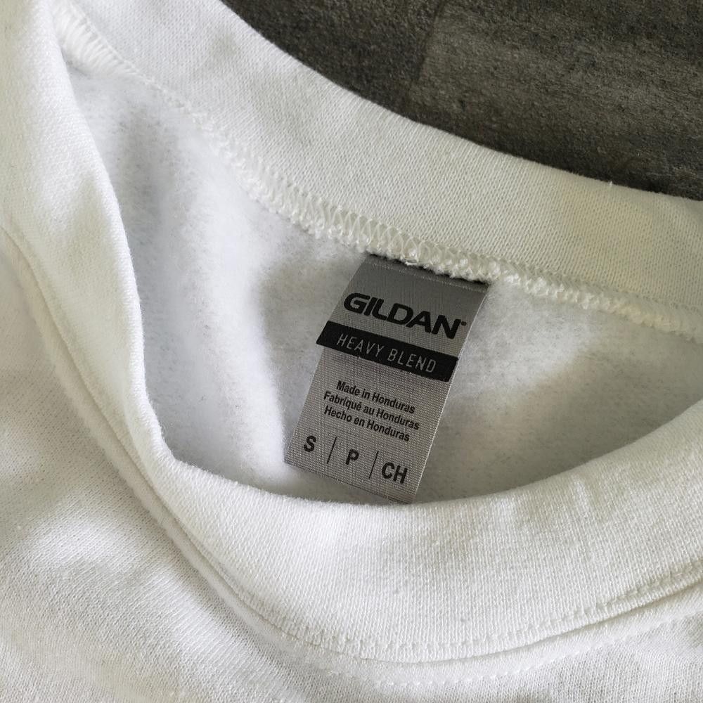 Gildan White Life Beyond Likes Sweatshirt Long Sleeve Size S / US 4 / IT 40 - 3 Thumbnail