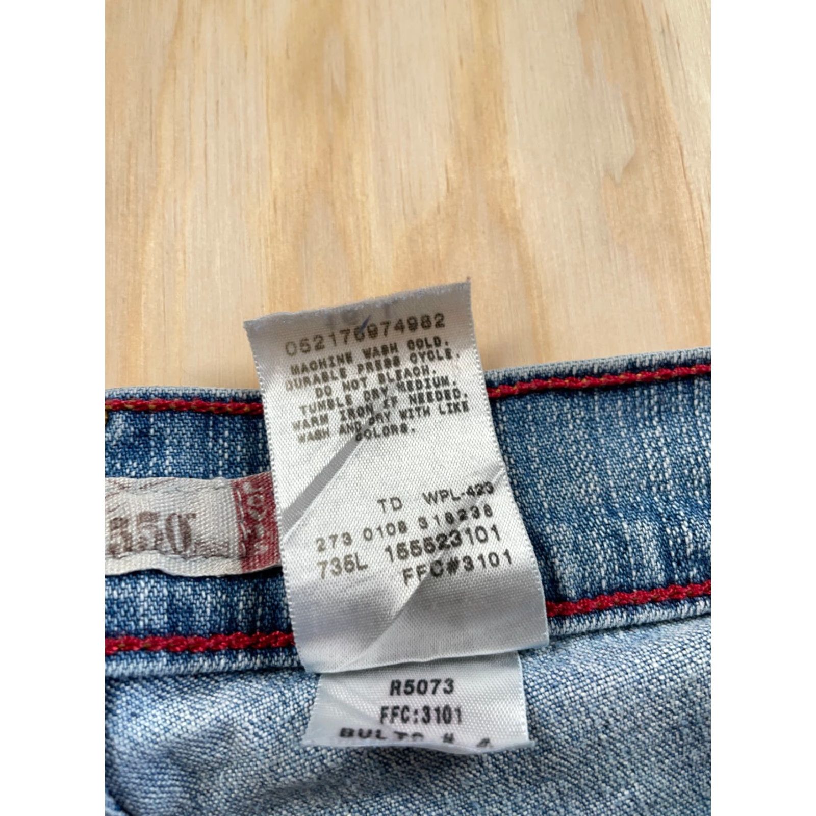Levi's VINTAGE Levi's 550 Jeans Bootcut Women 16L (35 x 31.5) Blue Denim Regular Rise Mid Relaxed 5-Pocket Size 38" / US 16 / IT 52 - 5 Thumbnail