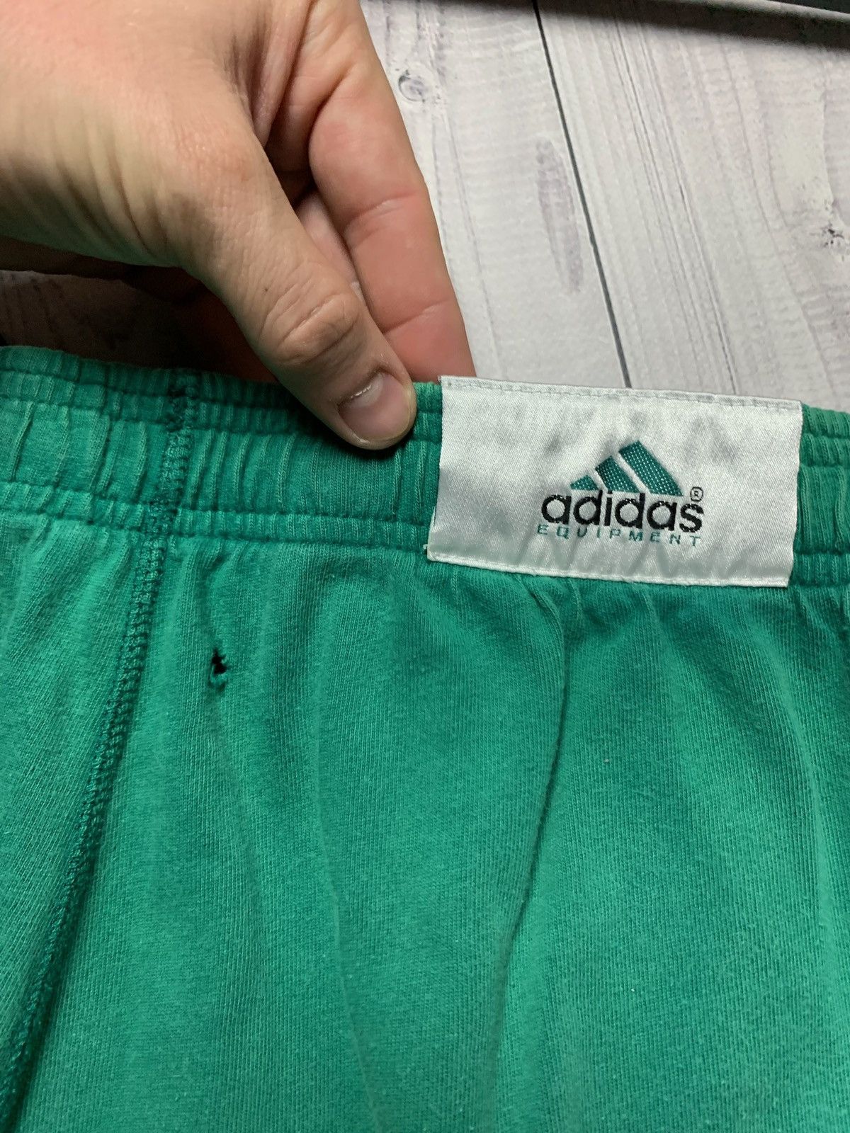 Adidas × Vintage Adidas equipment vintage green shorts Size M Size US 32 / EU 48 - 3 Thumbnail