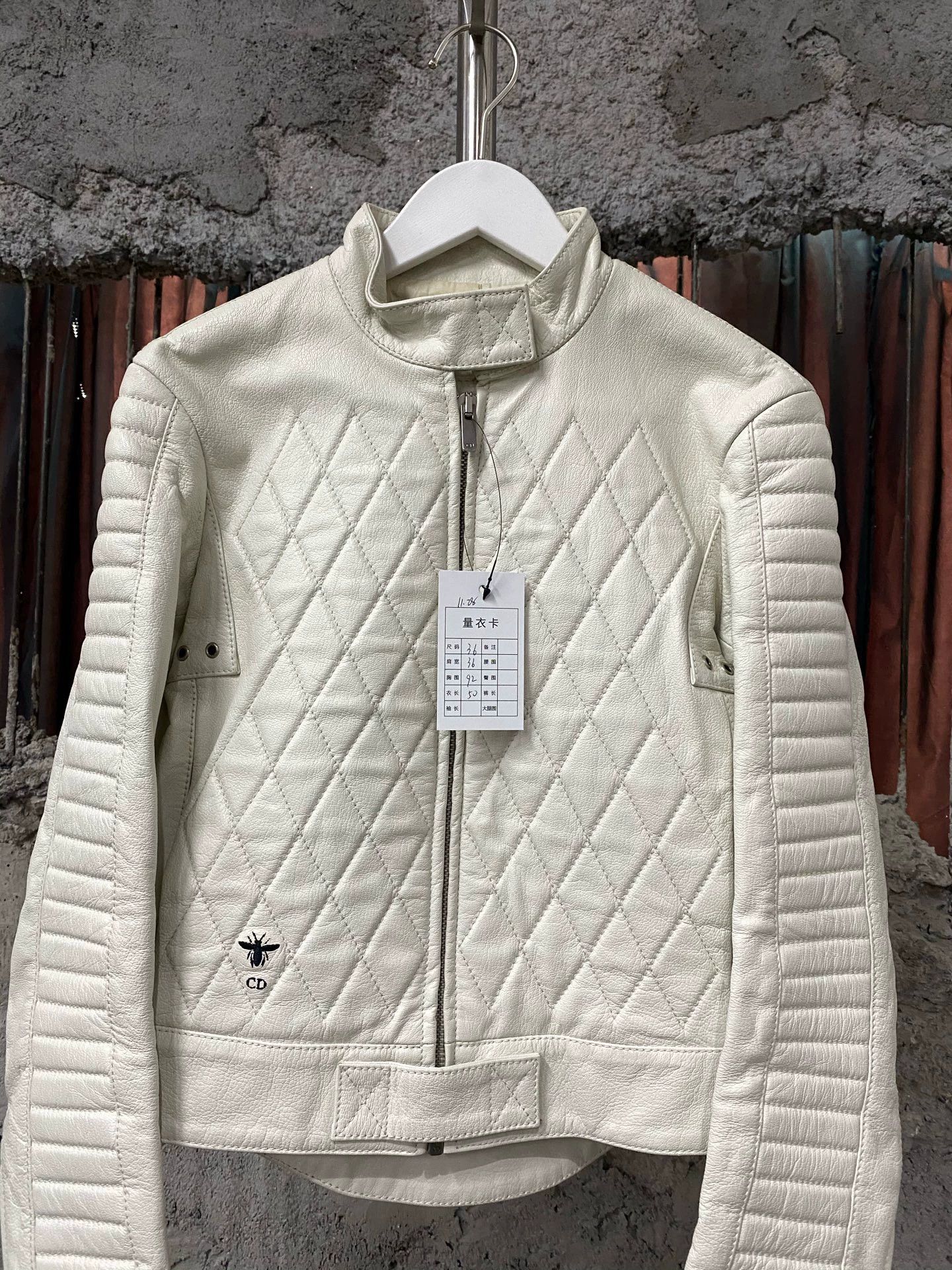 Dior Dior Bee Quilted Leather Jacket Size XS / US 0-2 / IT 36-38 - 3 Thumbnail