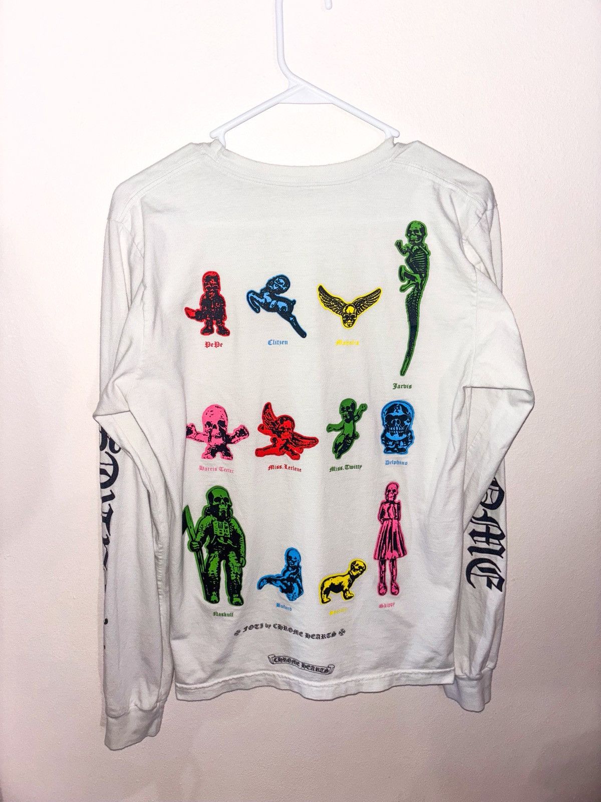 Chrome Hearts Chrome Hearts FOTI White Long Sleeve Size US M / EU 48-50 / 2 - 2 Thumbnail