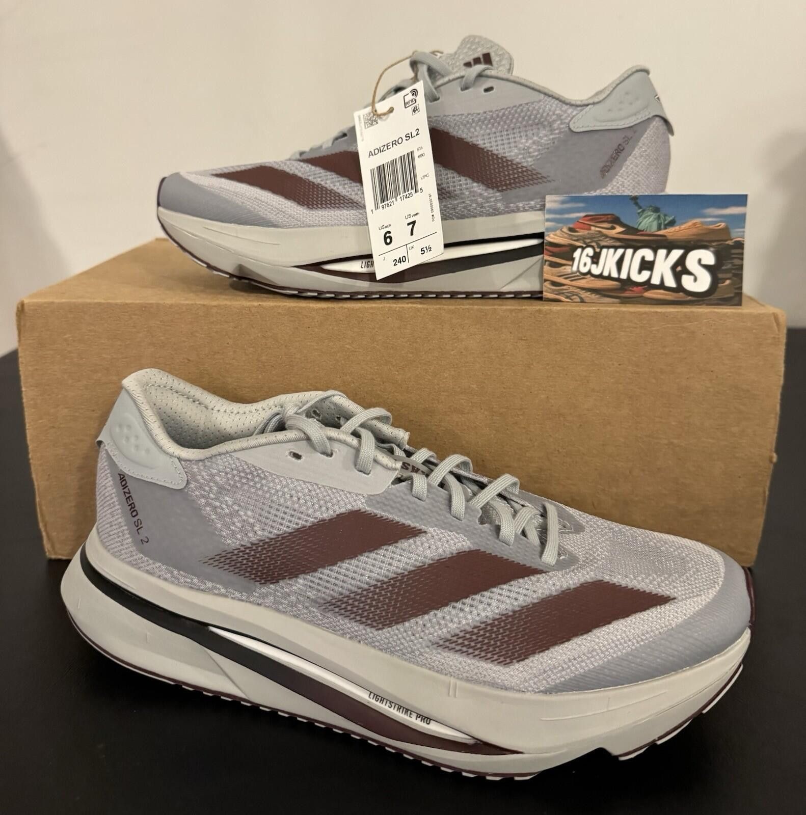 Adidas Size 6 - adidas Adizero SL2 Collegiate Pack - Texas A&M Size US 6 / EU 39 - 1 Thumbnail