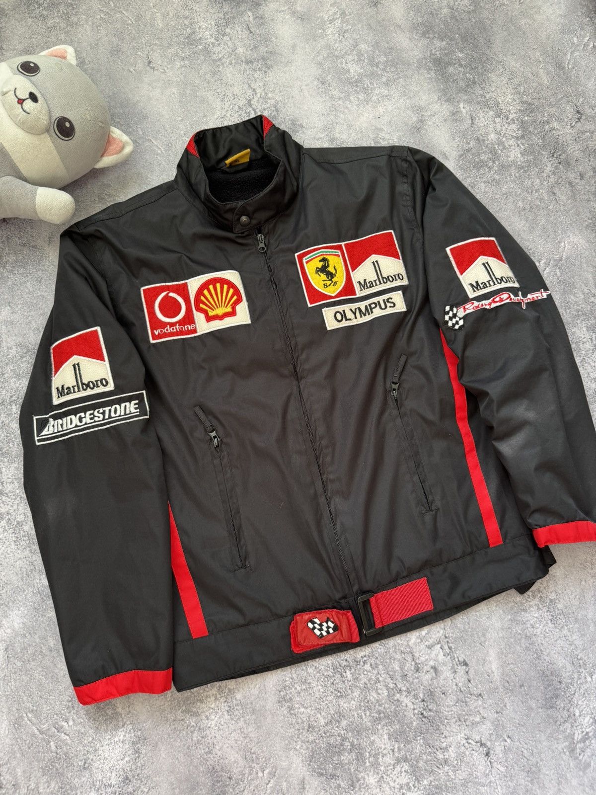 Ferrari Vintage Ferrari Racing Jacket Marlboro Black Size US XL / EU 56 / 4 - 2 Thumbnail