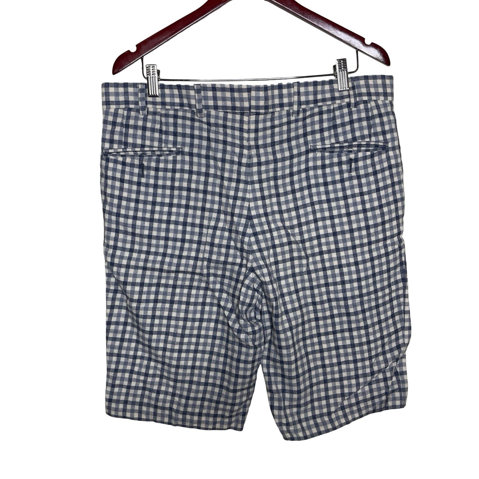 Brooks Brothers Black Fleece by Brooks Brothers Blue check Bermuda shorts 36 Size US 30 / EU 46 - 5 Thumbnail