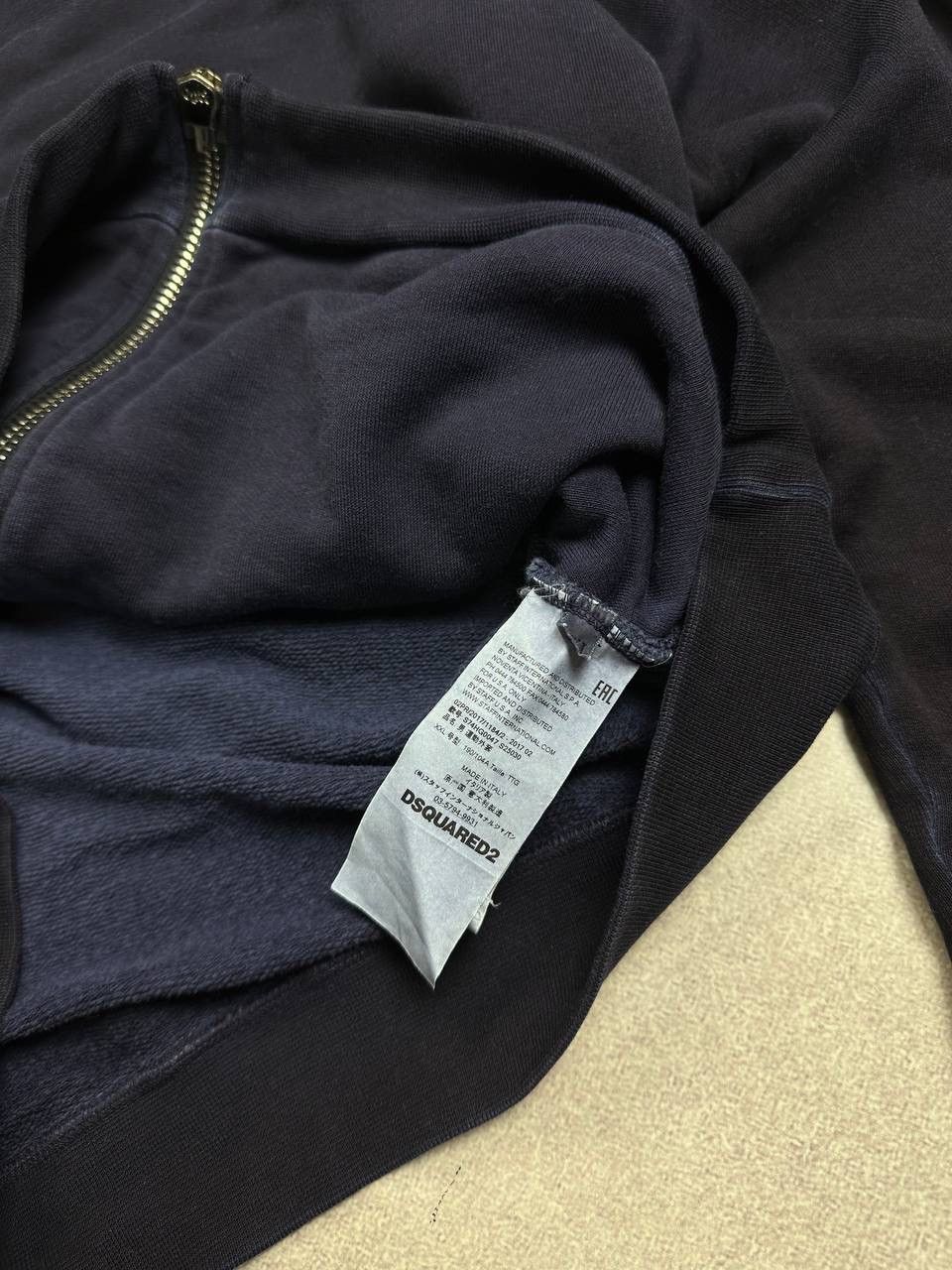 Dsquared2 Dsquared2 Heavy Opti Full Zip Hoodie Y2K XXL Size US XXL / EU 58 / 5 - 7 Thumbnail