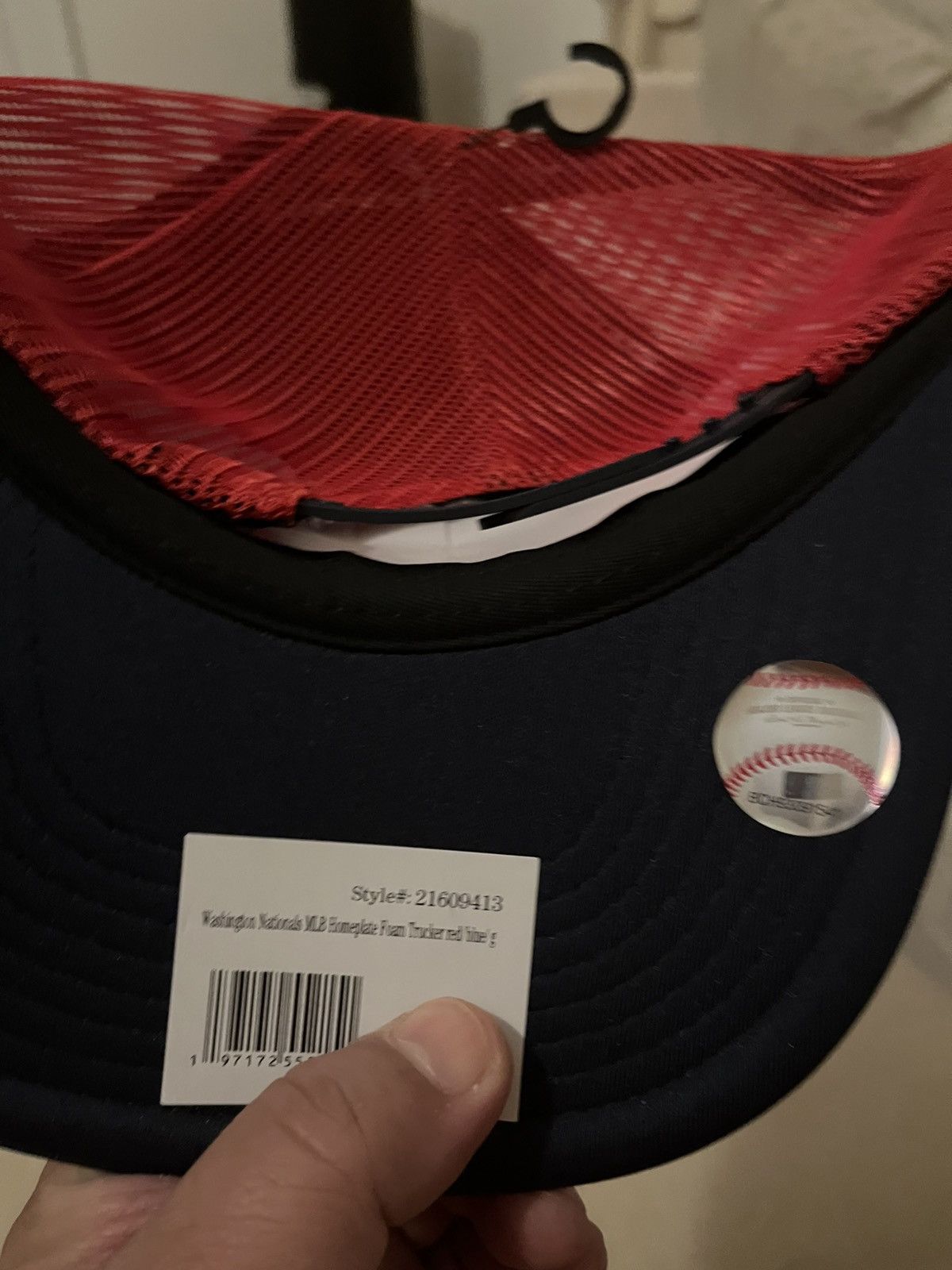 47 Brand Washington Nationals Red 47 trucker baseball cap Size ONE SIZE - 3 Thumbnail