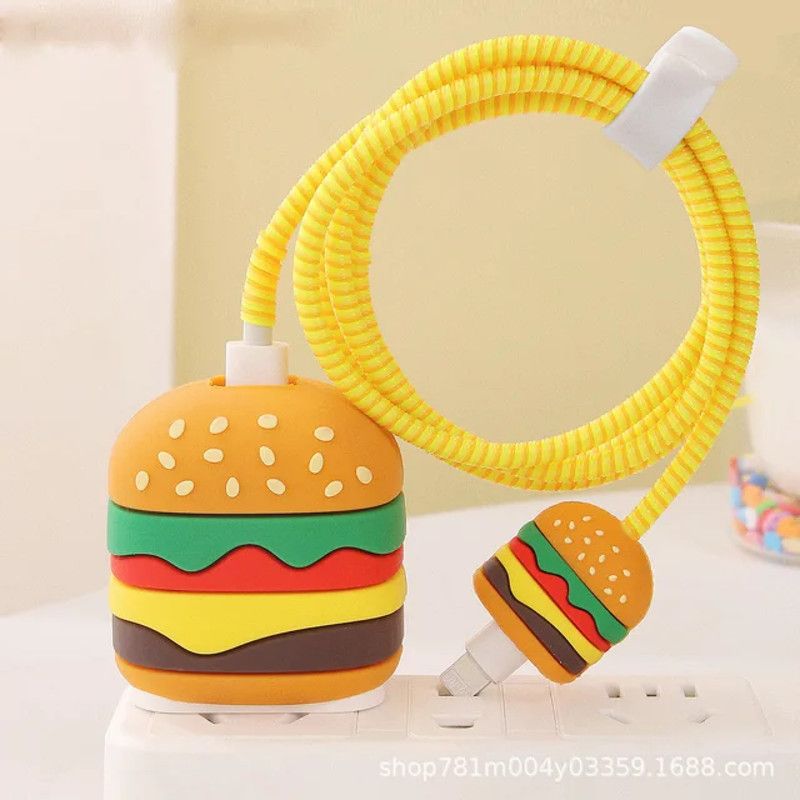 & Other Stories Hamburger iPhone Charger Cover Cable Protectors P30 Size ONE SIZE - 1 Thumbnail