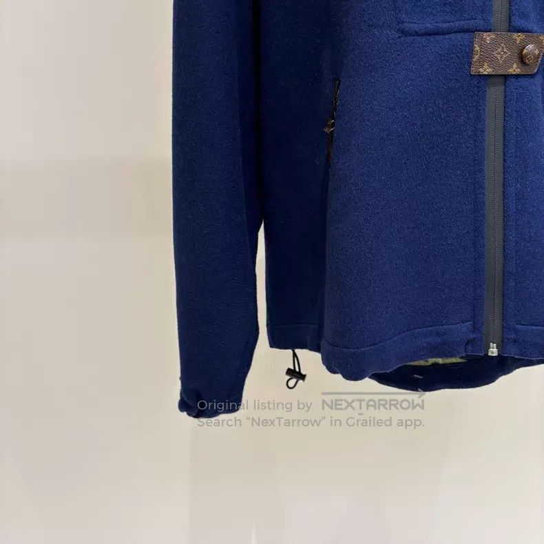 Louis Vuitton Louis Vuitton Blue inside full print wool cloak jacket Size XS / US 0-2 / IT 36-38 - 5 Thumbnail