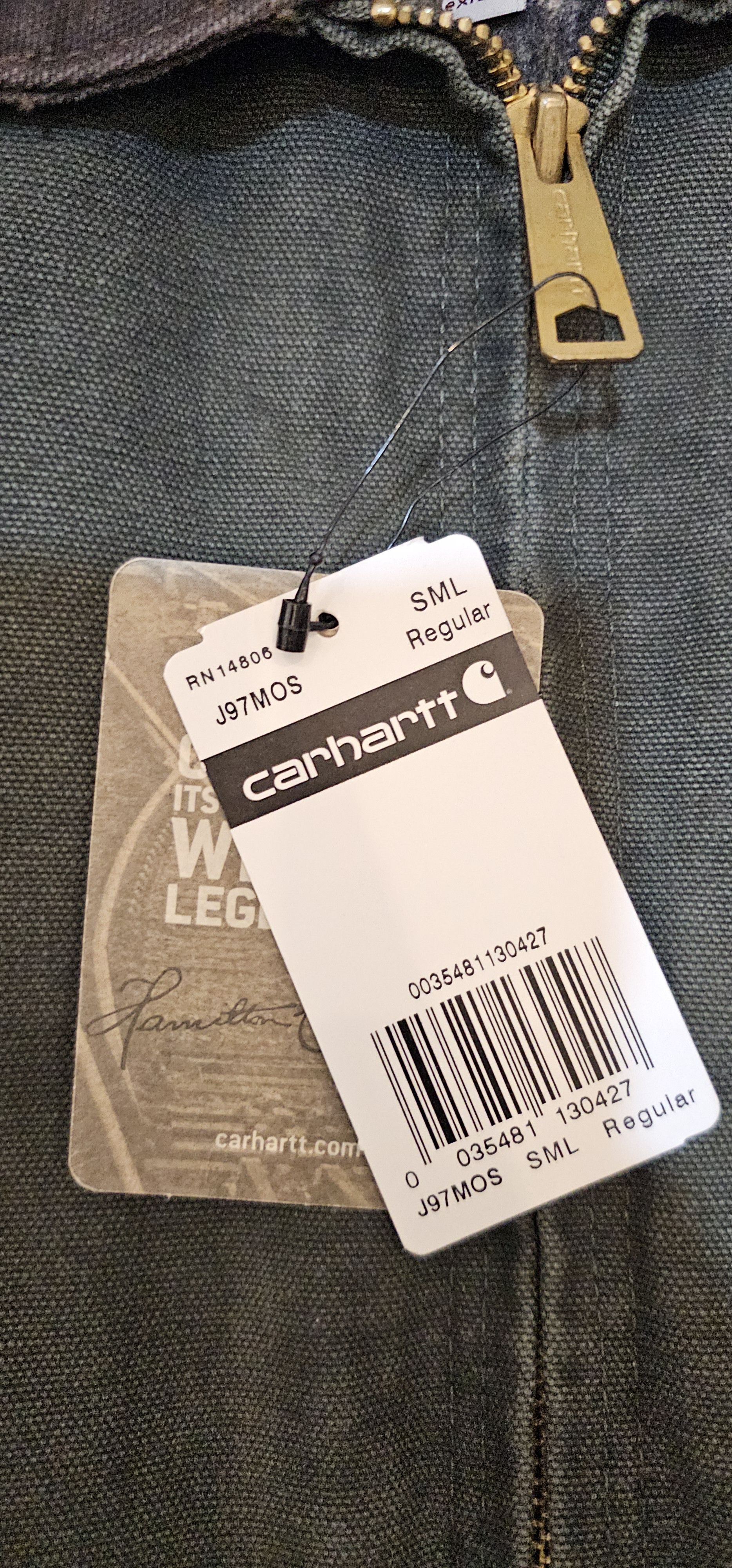 Carhartt × Vintage Carhartt J97moss BNWT Size US XS / EU 42 / 0 - 2 Thumbnail