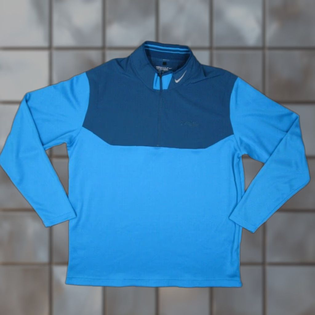Nike Nike Golf Jacket Mens XL Blue Dri-Fit 1/4 Zip Pullover Disneyland Resort Size US XL / EU 56 / 4 - 1 Thumbnail