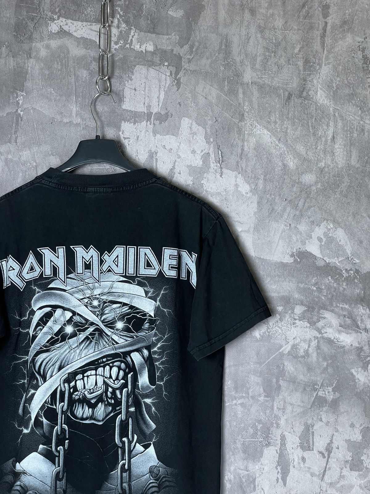 Band Tees × Iron Maiden × Vintage Iron Maiden Killers Vintage Rock Band T-Shirt Tee 90s Size US S / EU 44-46 / 1 - 13 Thumbnail