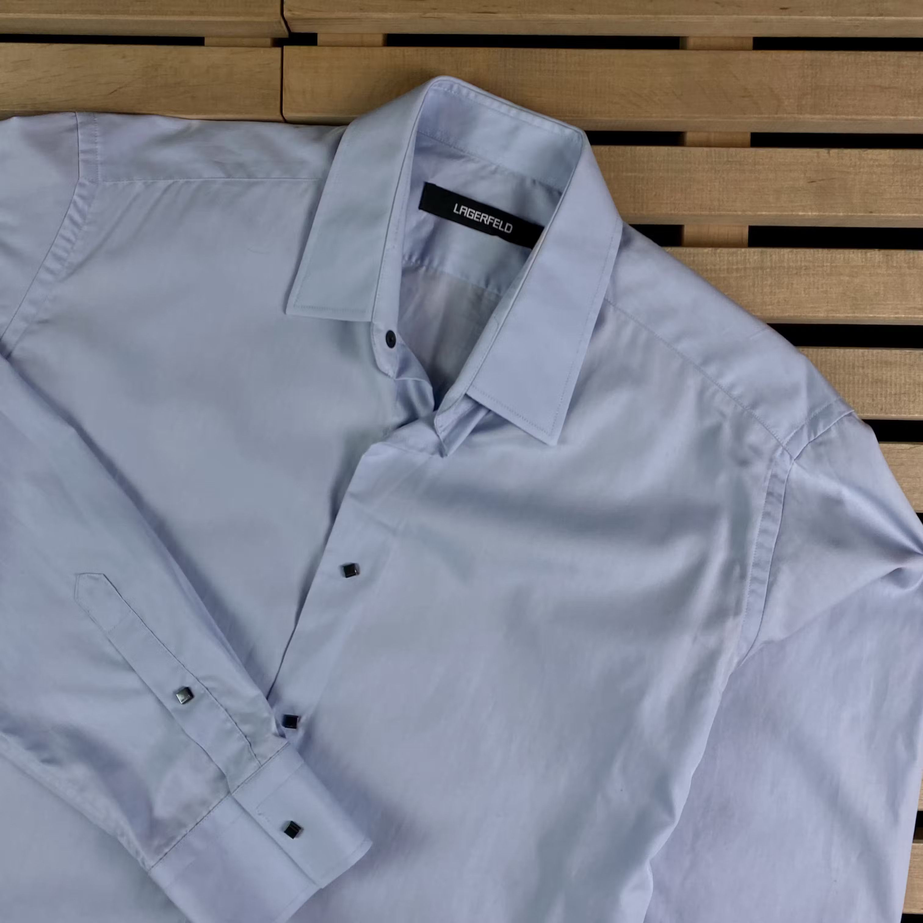 Karl Lagerfeld Mens Shirt Long Sleeve Karl Lagerfeld Size 40/102 Size US L / EU 52-54 / 3 - 2 Thumbnail