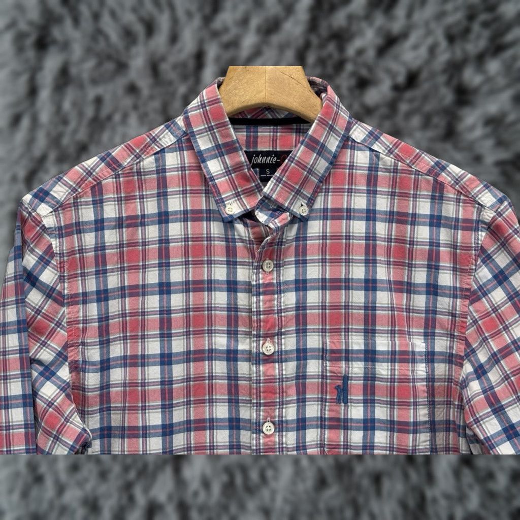 johnnie-O Johnnie-O Wright Button-Down Shirt Men’s Small Multicolor Plaid Logo Pocket Size US S / EU 44-46 / 1 - 1 Thumbnail