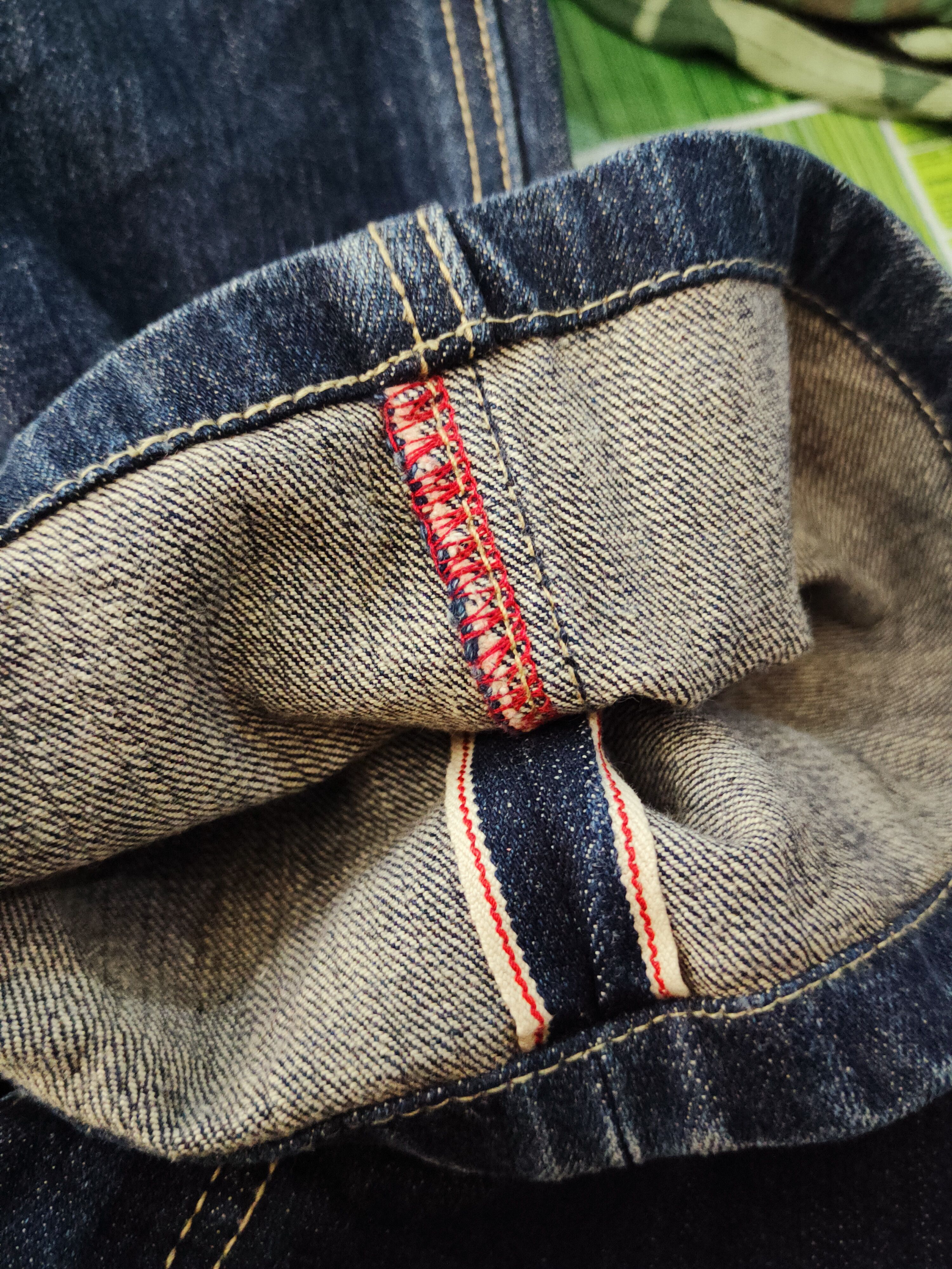 Japanese Brand Daniel Dodd selvedge distressed Ripped Jeans #S2721 Size US 44 / EU 60 - 16 Thumbnail