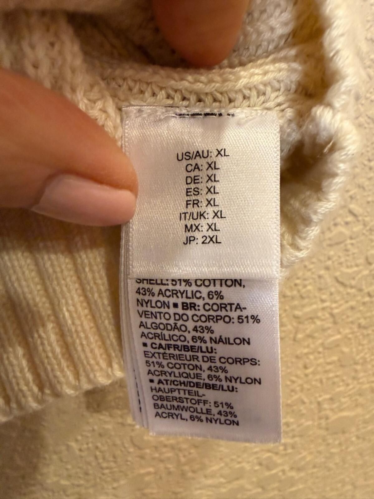 Other The Drop Women’s Zadie Sweater Tank Off White Sz XL Size XL / US 12-14 / IT 48-50 - 8 Thumbnail