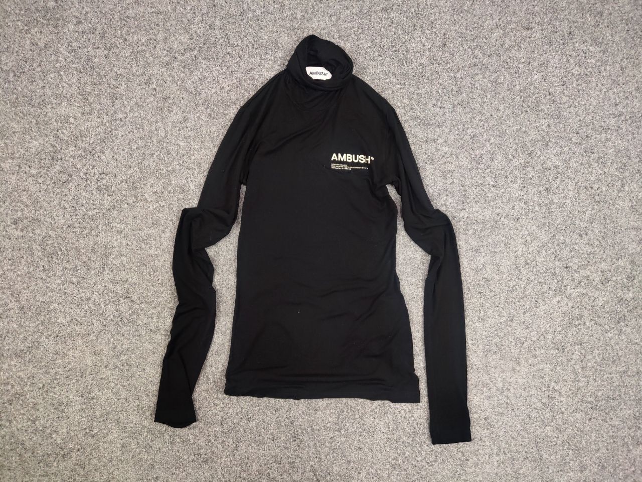 Ambush Design Ambush Japan jersey workshop turtleneck black long sleeve Size S / US 4 / IT 40 - 10 Thumbnail