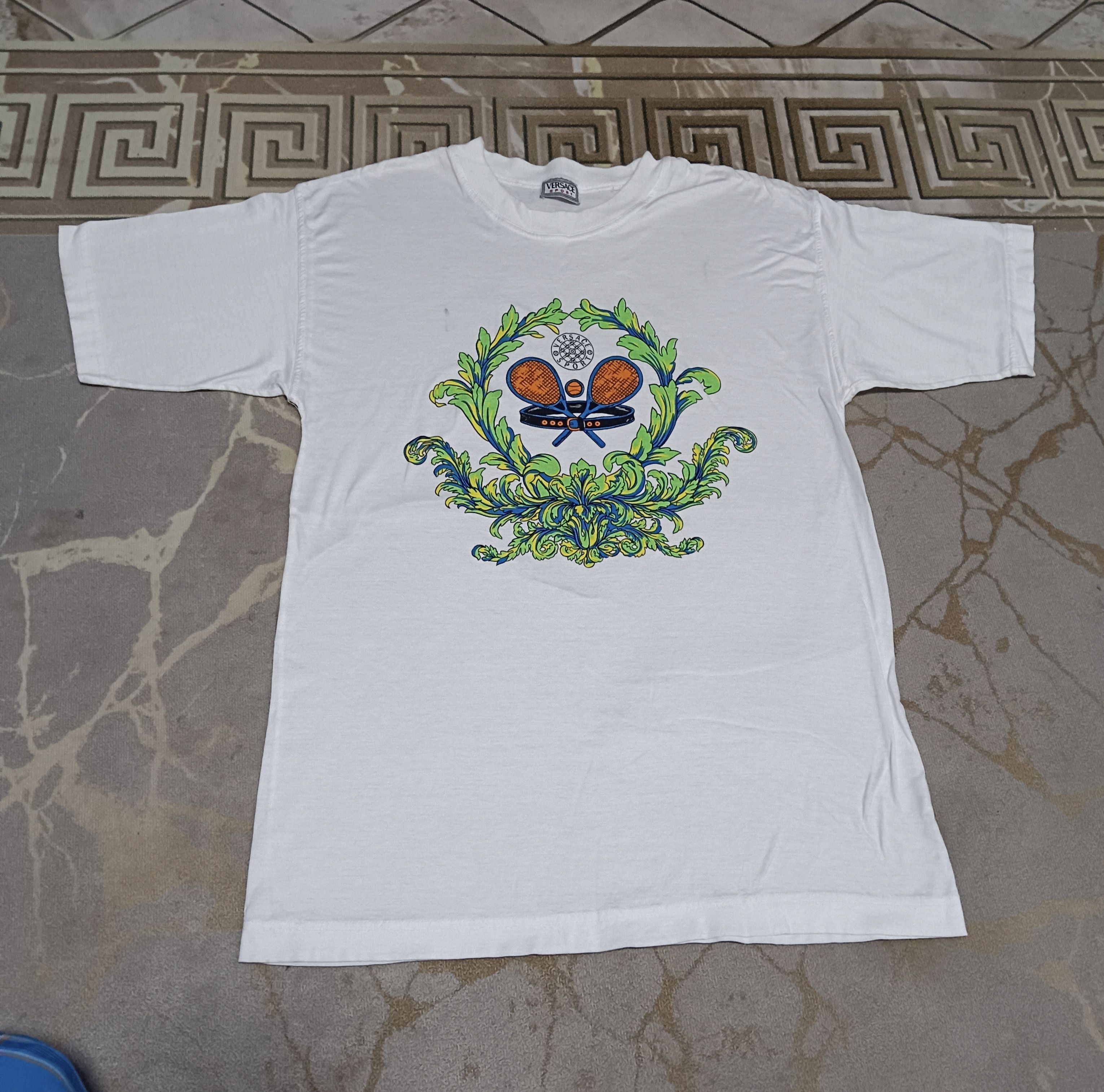 Versace VINTAGE VERSACE TENNIS SPORTS Size US S / EU 44-46 / 1 - 1 Thumbnail