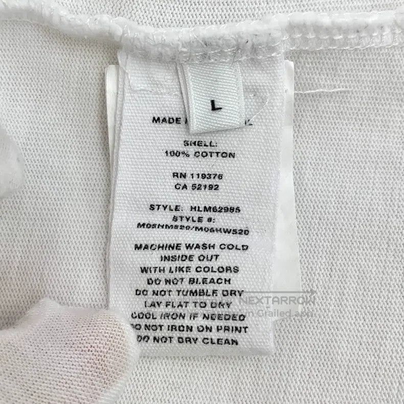 Helmut Lang HELMUT LANG Letter Portrait Printed Cotton Crew Neck Short Size US L / EU 52-54 / 3 - 6 Thumbnail