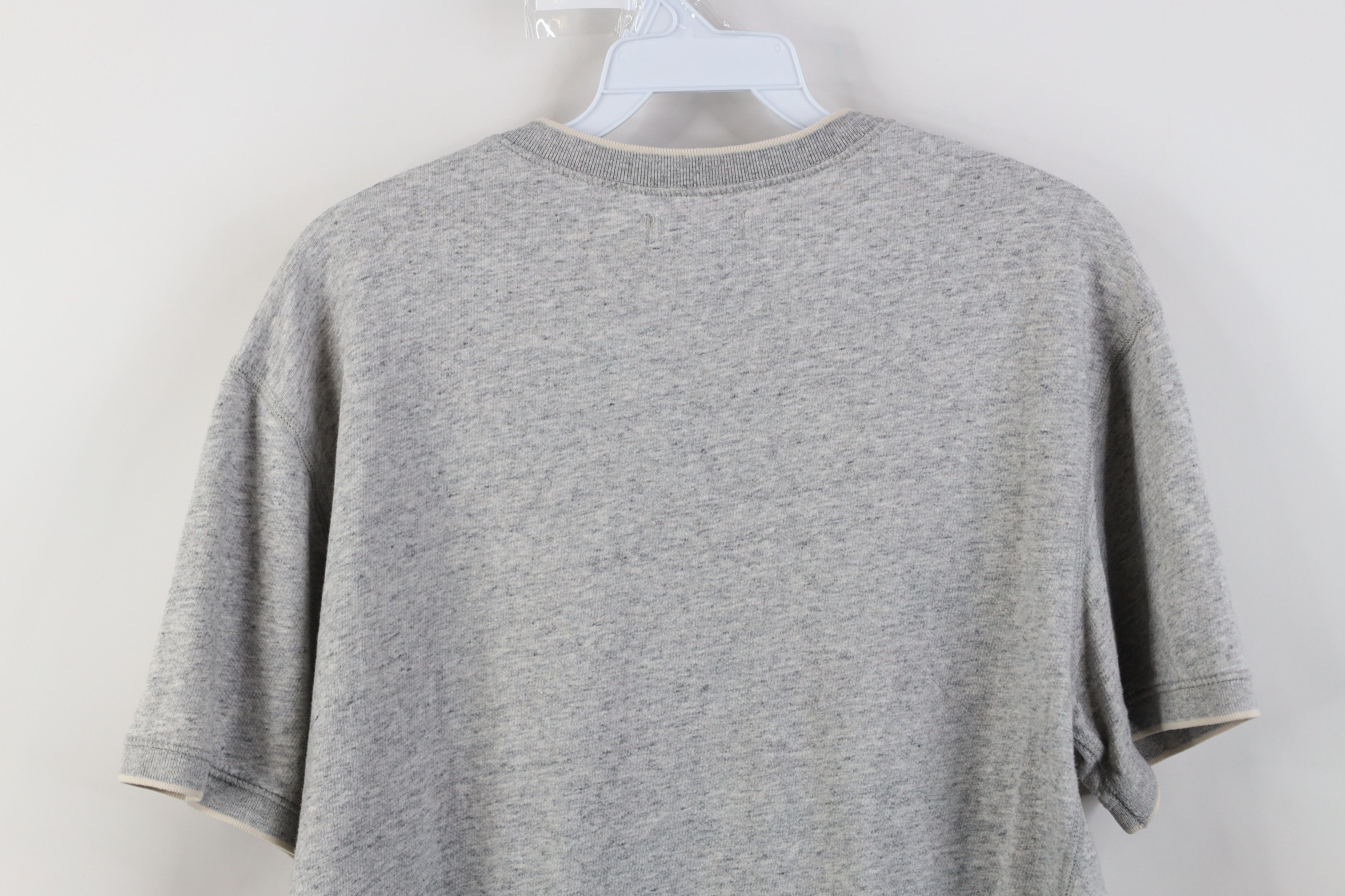 J.Crew J Crew Knit Goods Fit Jersey Cotton Knit Henley T-Shirt Gray Size US M / EU 48-50 / 2 - 10 Thumbnail