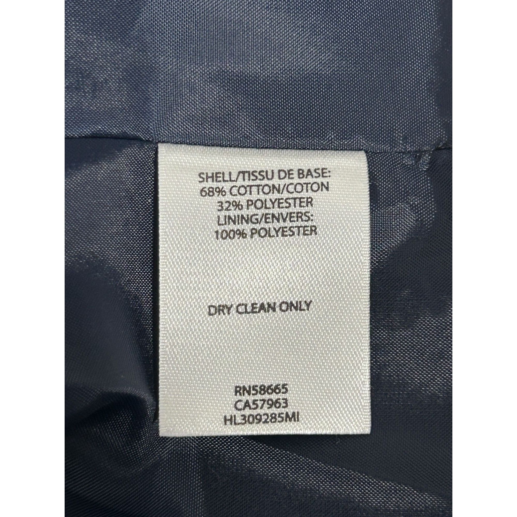 Other Chelsea28 Women's Scalloped Front Jacket in Navy - Sz M - NW Size M / US 6-8 / IT 42-44 - 9 Thumbnail