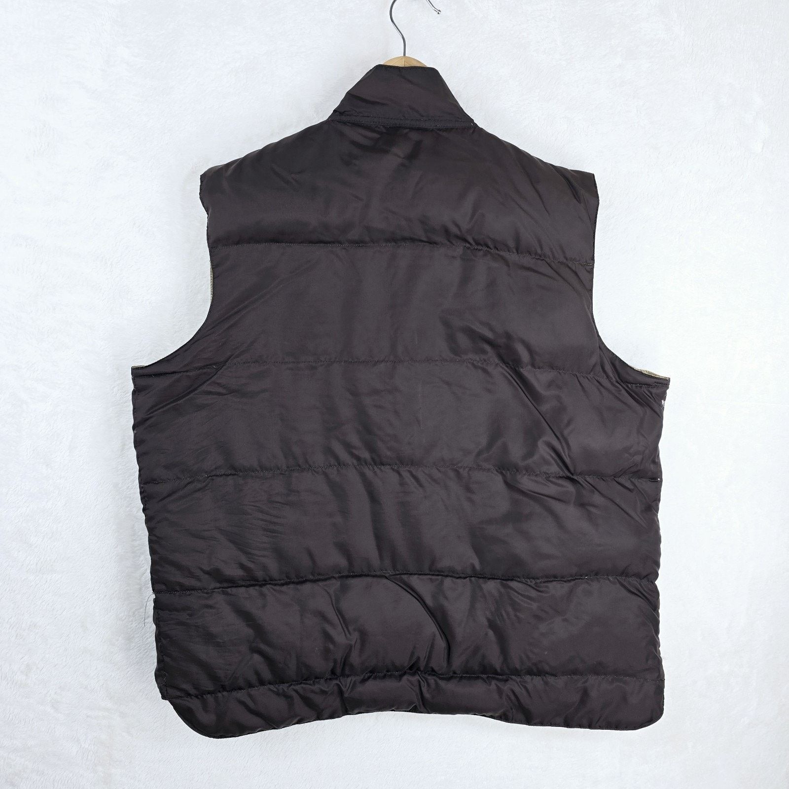 Other Vintage Spiegel Down Puffer Vest Reversible Brown Tan Snap L Size US L / EU 52-54 / 3 - 5 Thumbnail