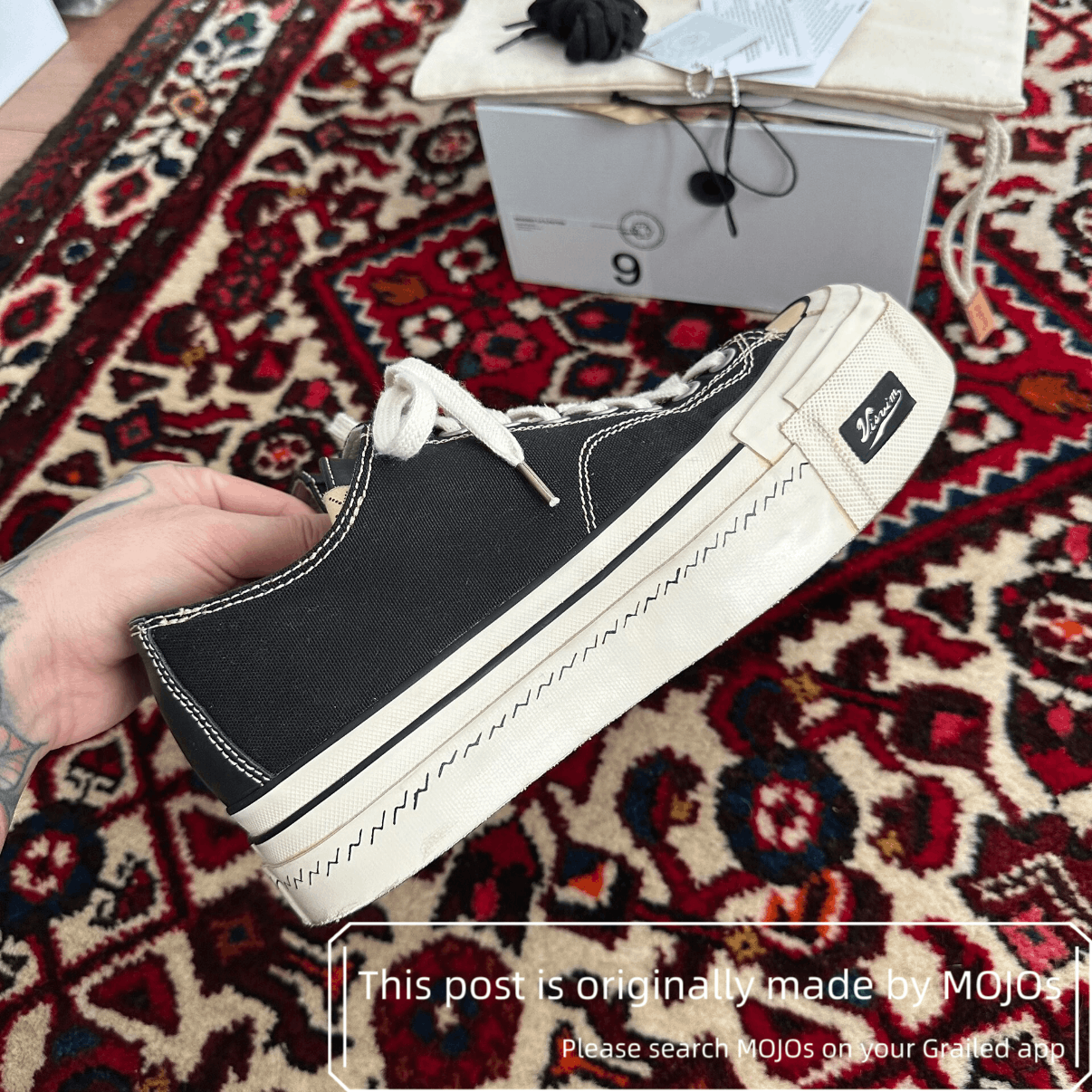 Visvim Sz 9 Visvim 21SS Skagway Canvas Low Mojos94662 Size US 9 / EU 42 - 3 Thumbnail