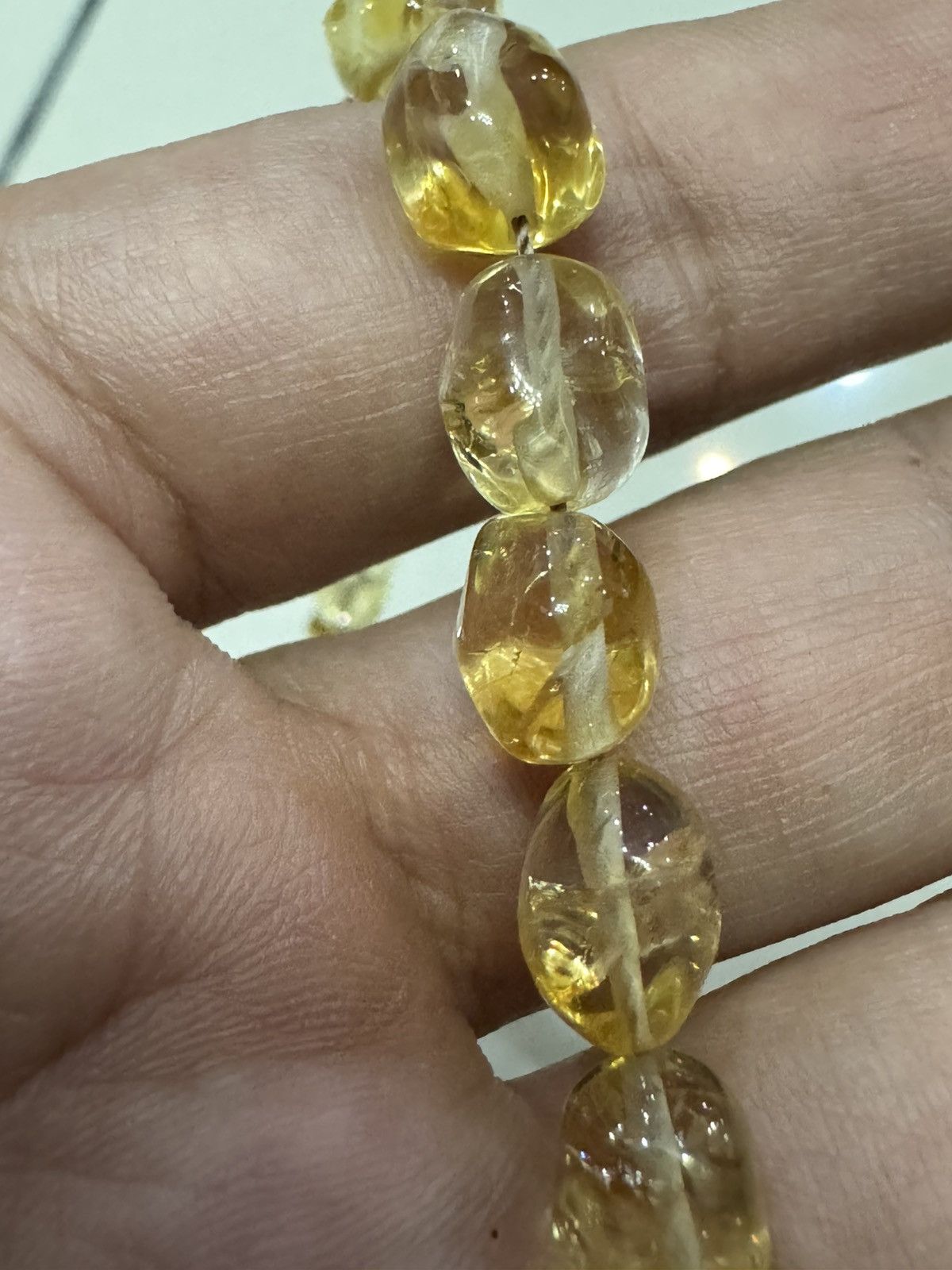 Jewelry NATURAL CITRINE GEMS WITH STARLING SILVER NECKLDE Size ONE SIZE - 3 Thumbnail