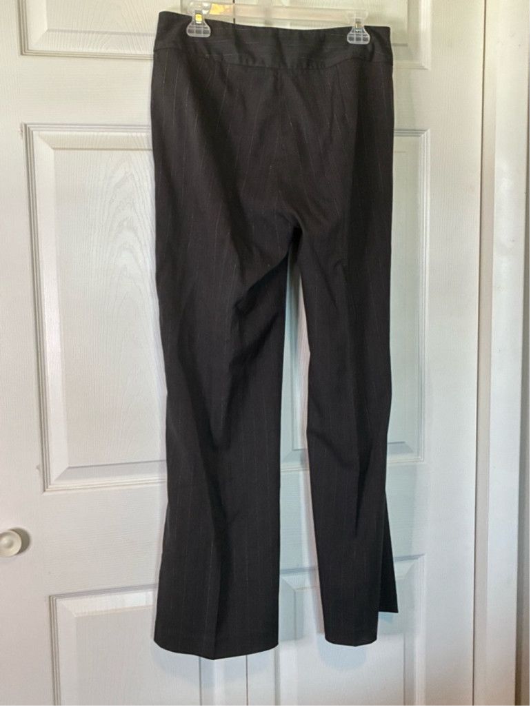 Other Not Your Daughter's Jeans Grey Pinstripe Dresspants Size 32" / US 10 / IT 46 - 3 Thumbnail