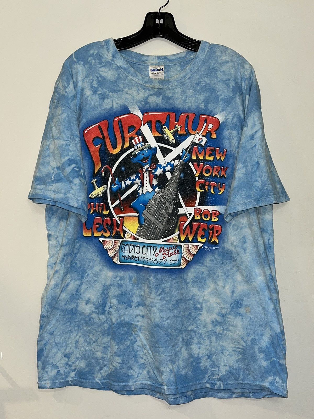 Vintage Crazy Y2K Faded Thrashed ERD Psychedelic Grateful Dead Tee Size US XL / EU 56 / 4 - 1 Thumbnail