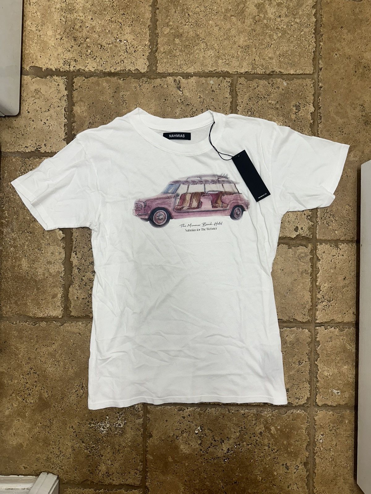 Nahmias Nahmias Miramar Beach Hotel Watercolor Car The Webster Shirt Size US S / EU 44-46 / 1 - 1 Thumbnail