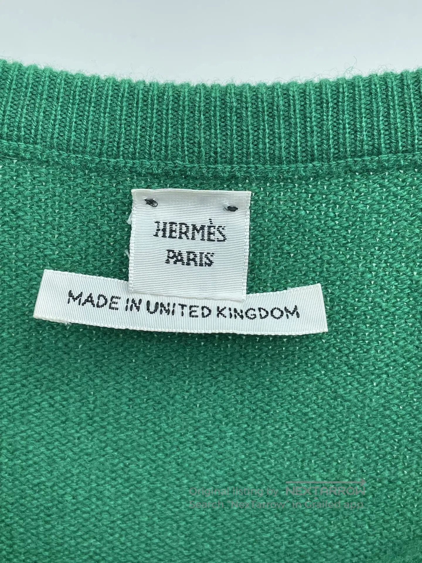 Hermes Hermes Green Knit Sweater Size 34. Size US XXS / EU 40 - 6 Thumbnail