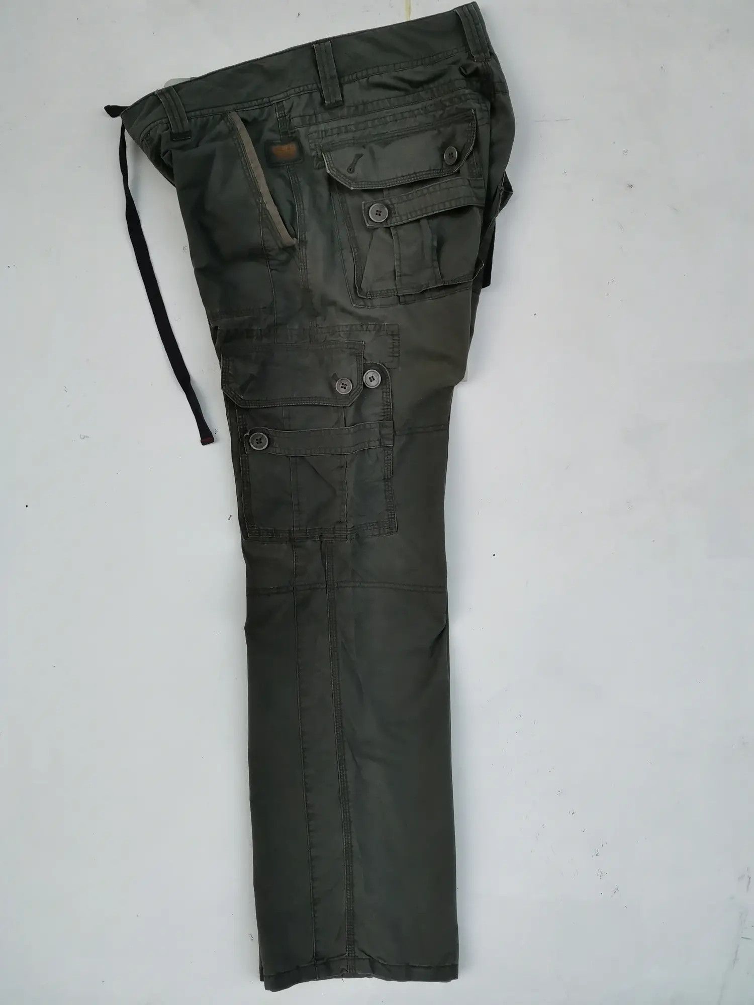 Japanese Brand Rare!!! Maru Khakis Tactical Cargo Multipocket Pants Size US 34 / EU 50 - 5 Thumbnail