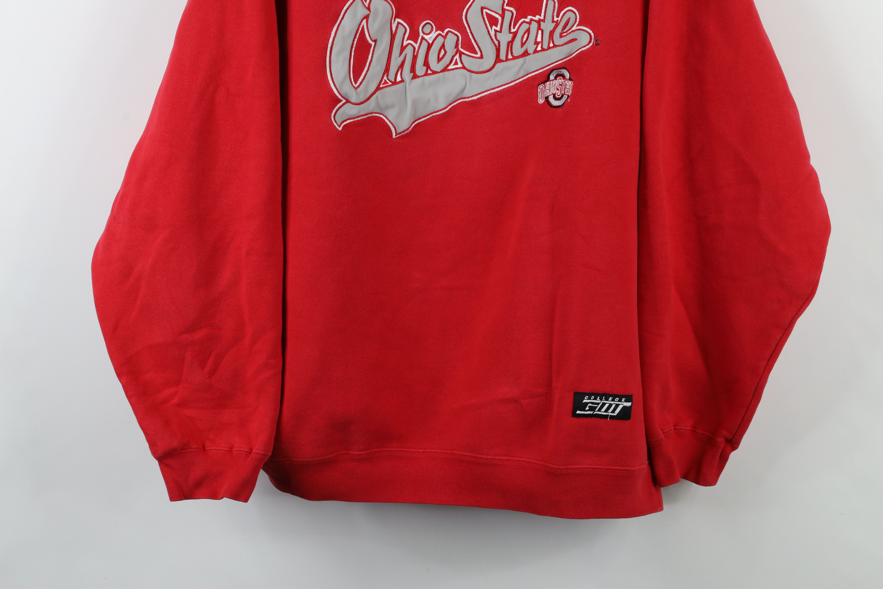 Vintage Vintage 90s Spell Script Ohio State University Sweatshirt Size US M / EU 48-50 / 2 - 3 Thumbnail