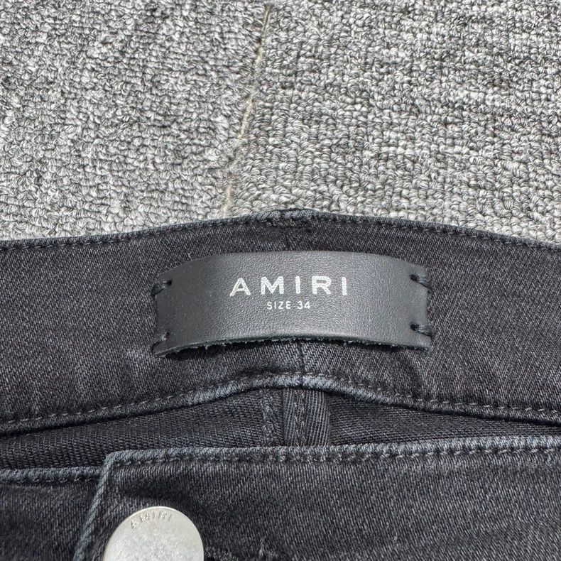 Amiri Amiri Black splashed ink jeans 2501-Nextarrow Size US 34 / EU 50 - 7 Thumbnail